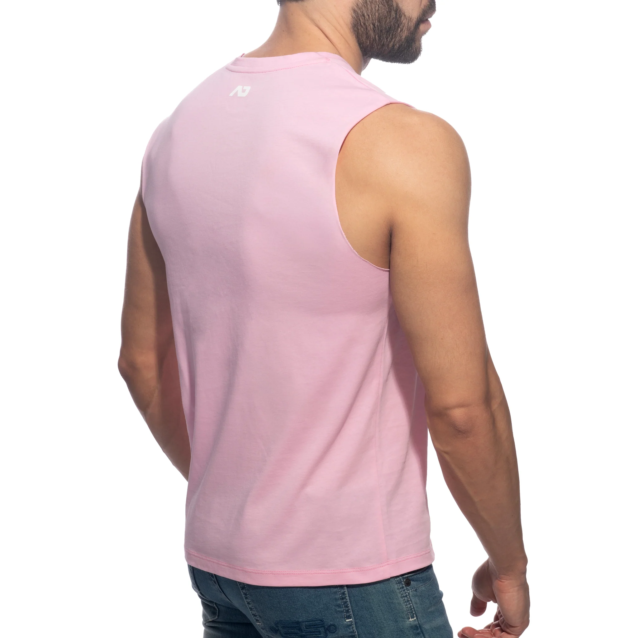Addicted Basic Tank Top Baby Pink AD531 - Image 3