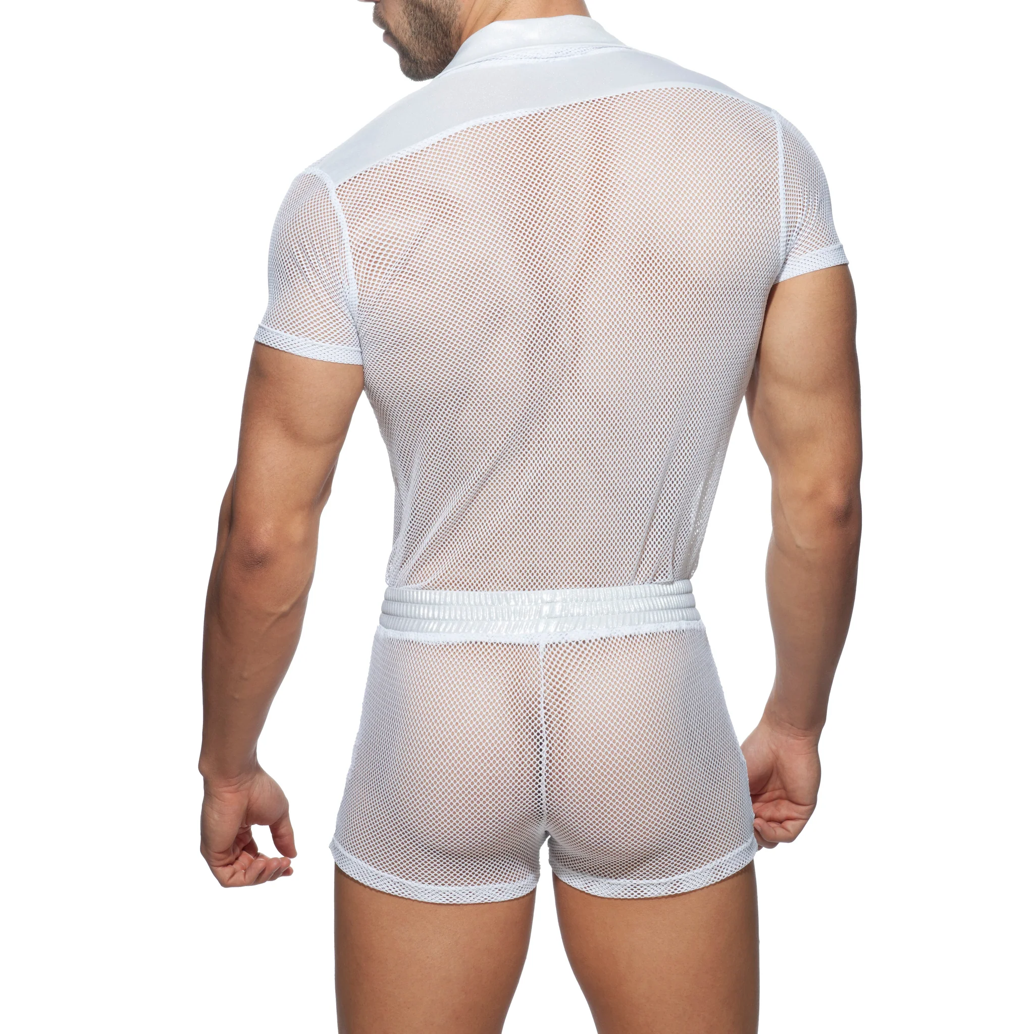 Addicted C-Through Sexy Suit White AD844 - Image 3