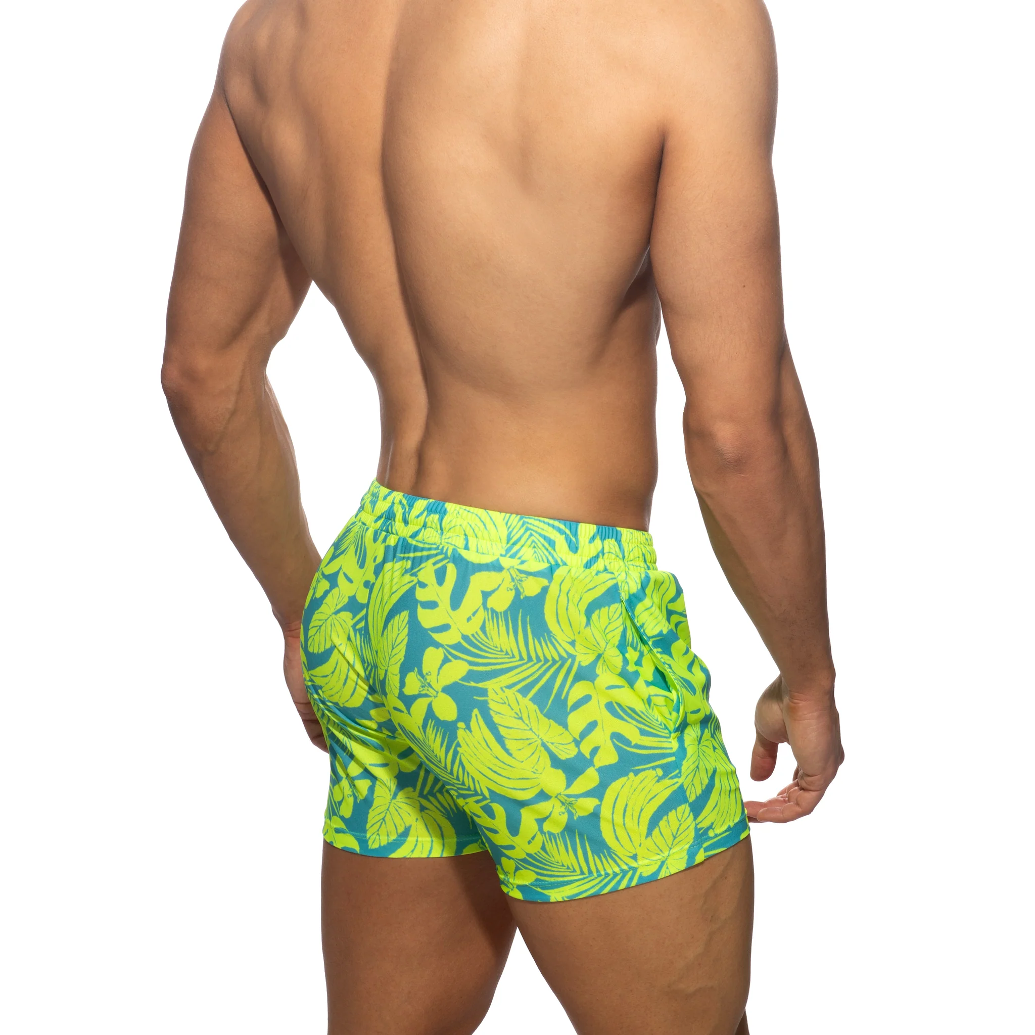 Addicted Calatheas Shorts Neon Yellow AD1366 - Image 3