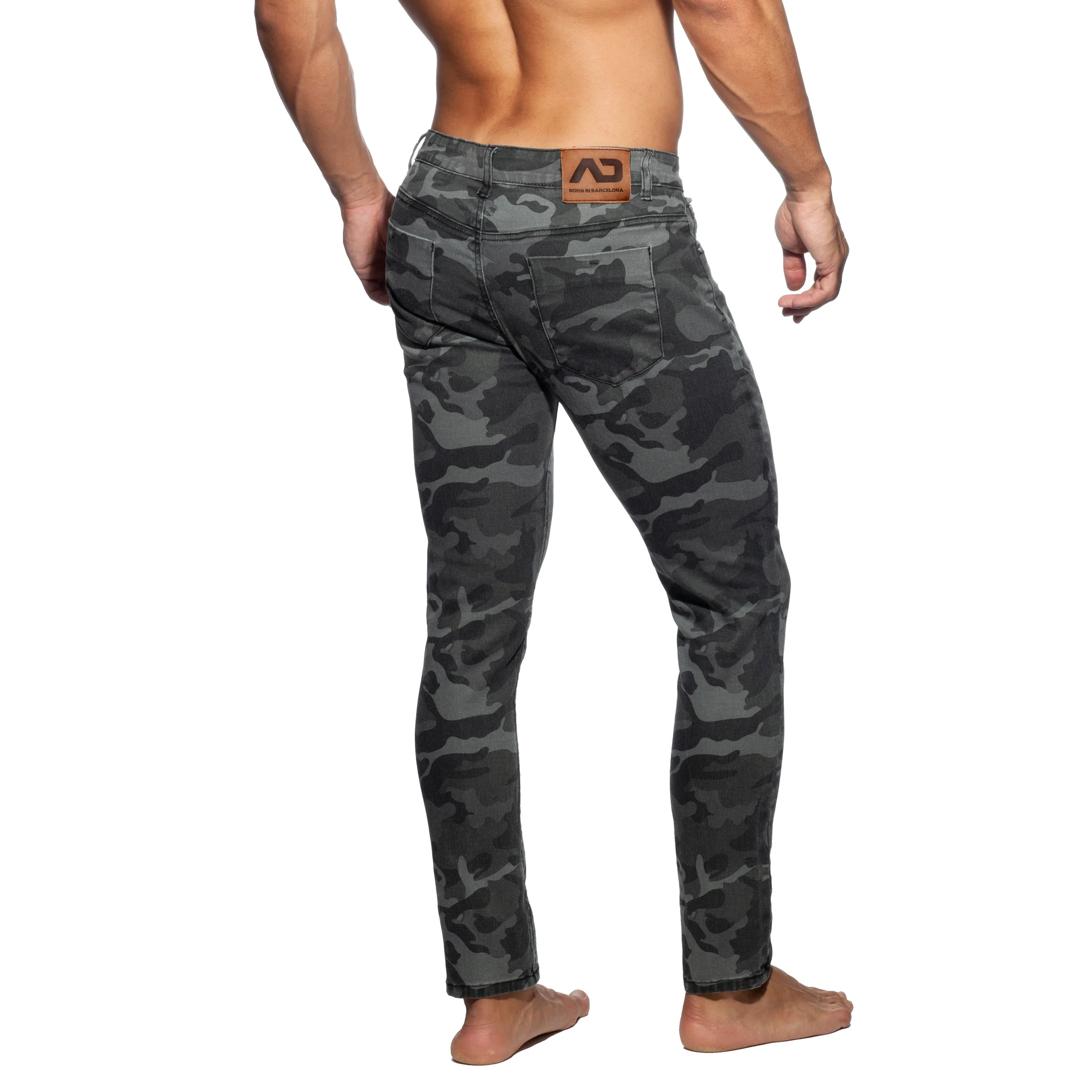 Addicted Camo Jeans Grey Camouflage AD837 - Image 3