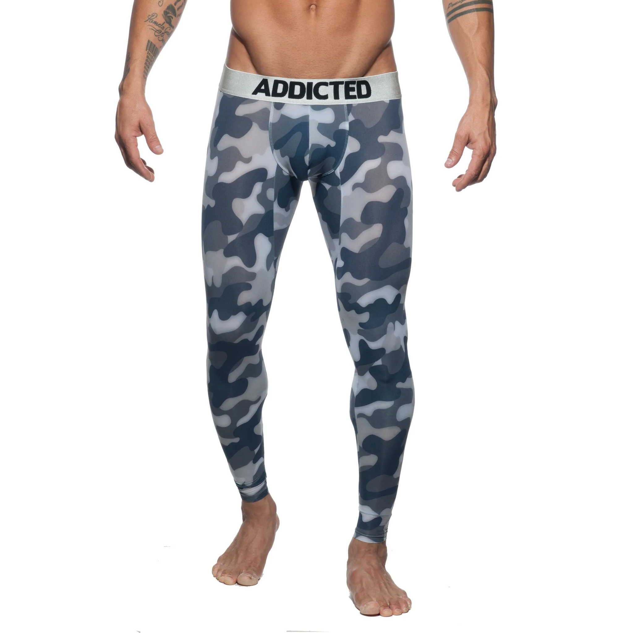 Addicted Camo Long John Grey Camouflage AD694 - Image 2