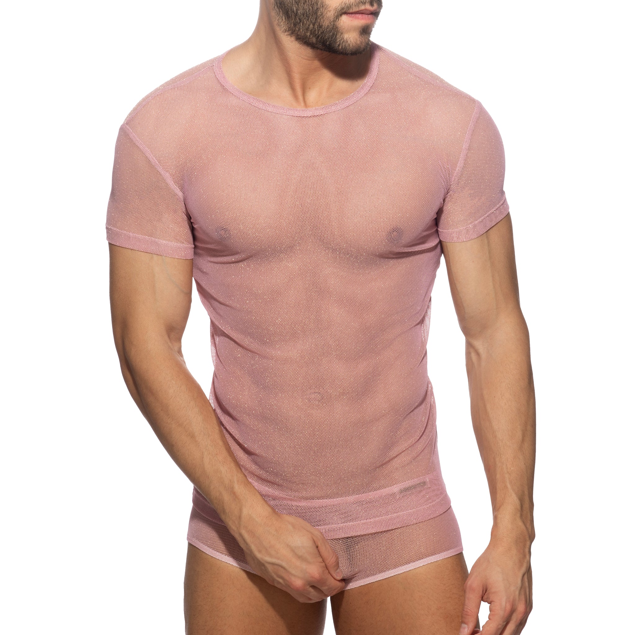 Addicted Charm T-Shirt Baby Pink AD1296 - Image 2