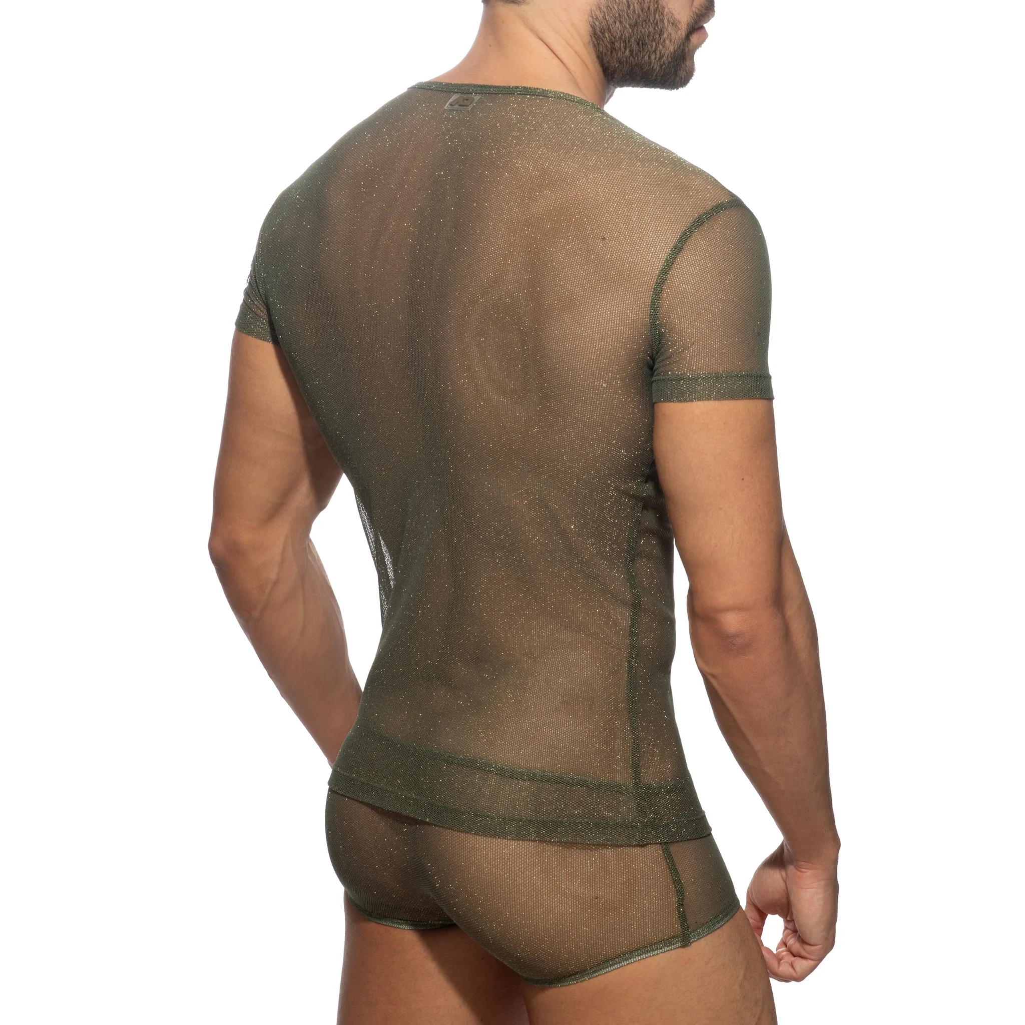 Addicted Charm T-Shirt Khaki AD1296 - Image 3