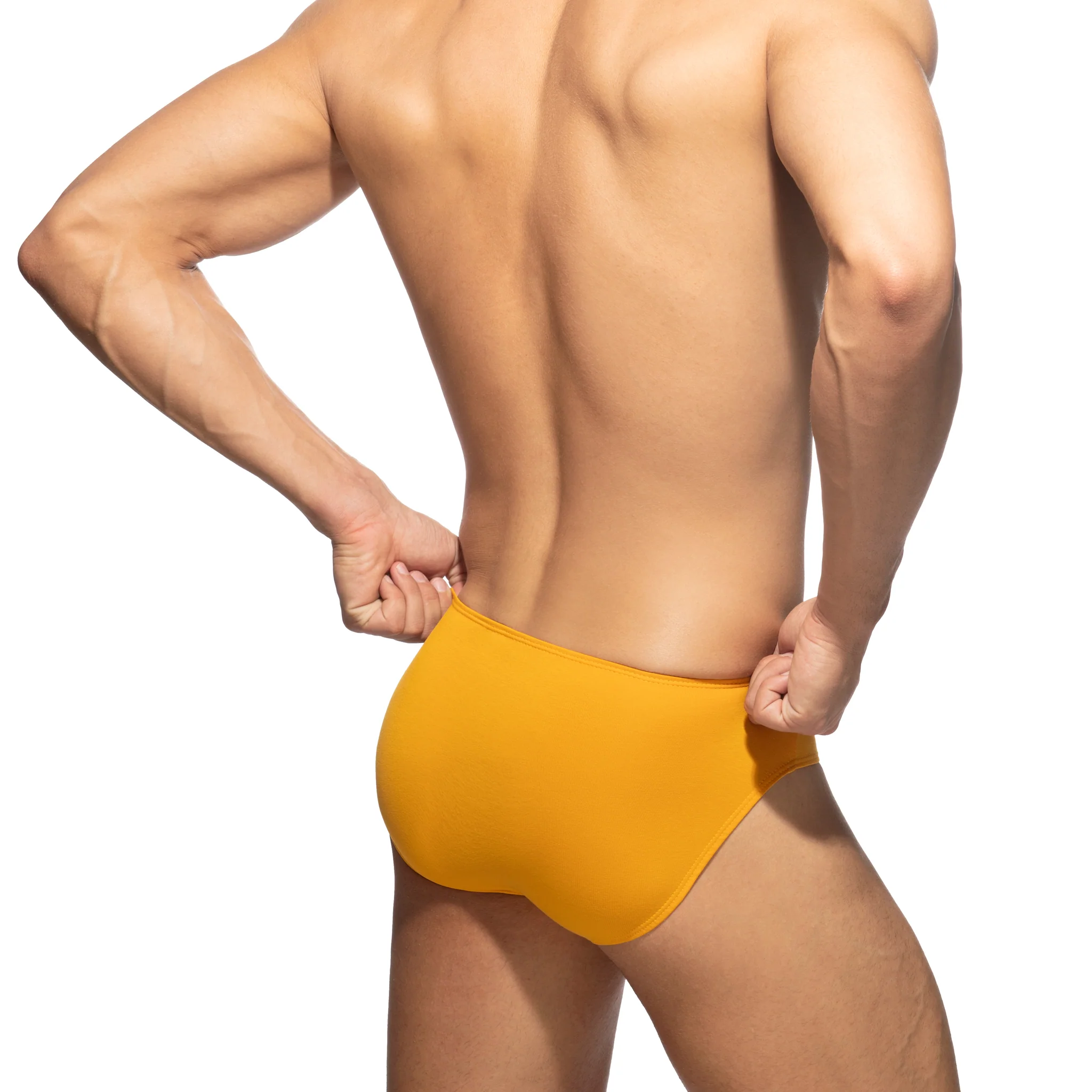 Addicted Cotton Bikini Brief Mustard AD985 - Image 3