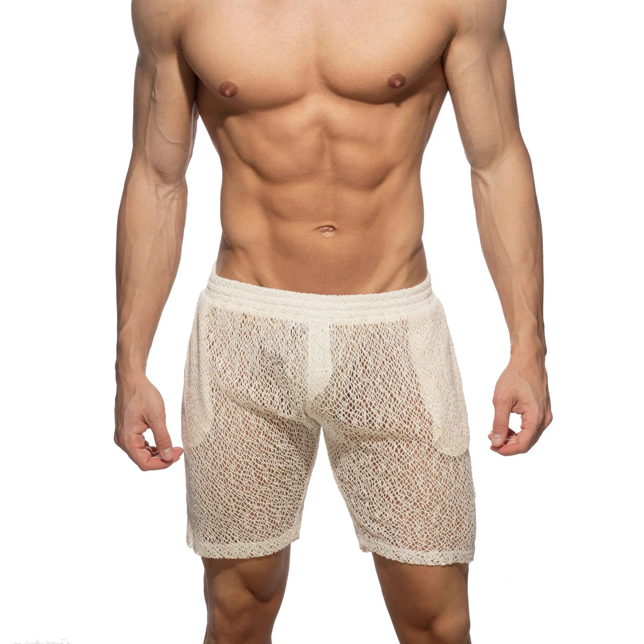 Addicted Eco Chique Bermuda Shorts Ivory AD1269 - Image 2
