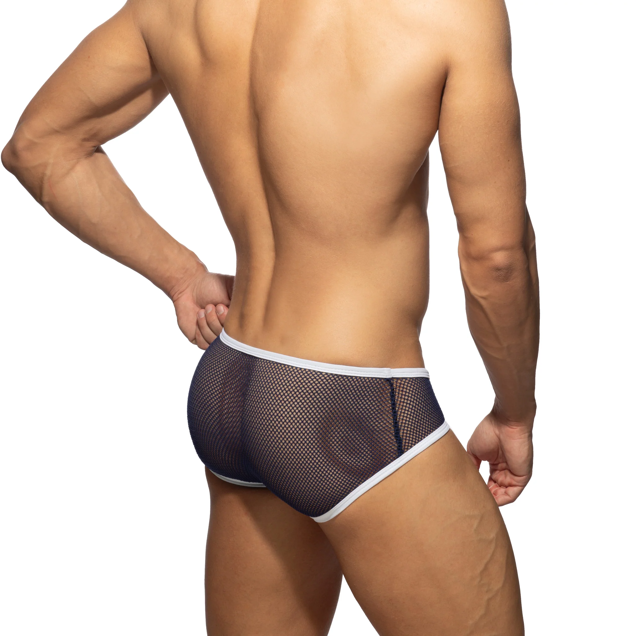Addicted Fever Mesh Brief Navy AD1335 - Image 3