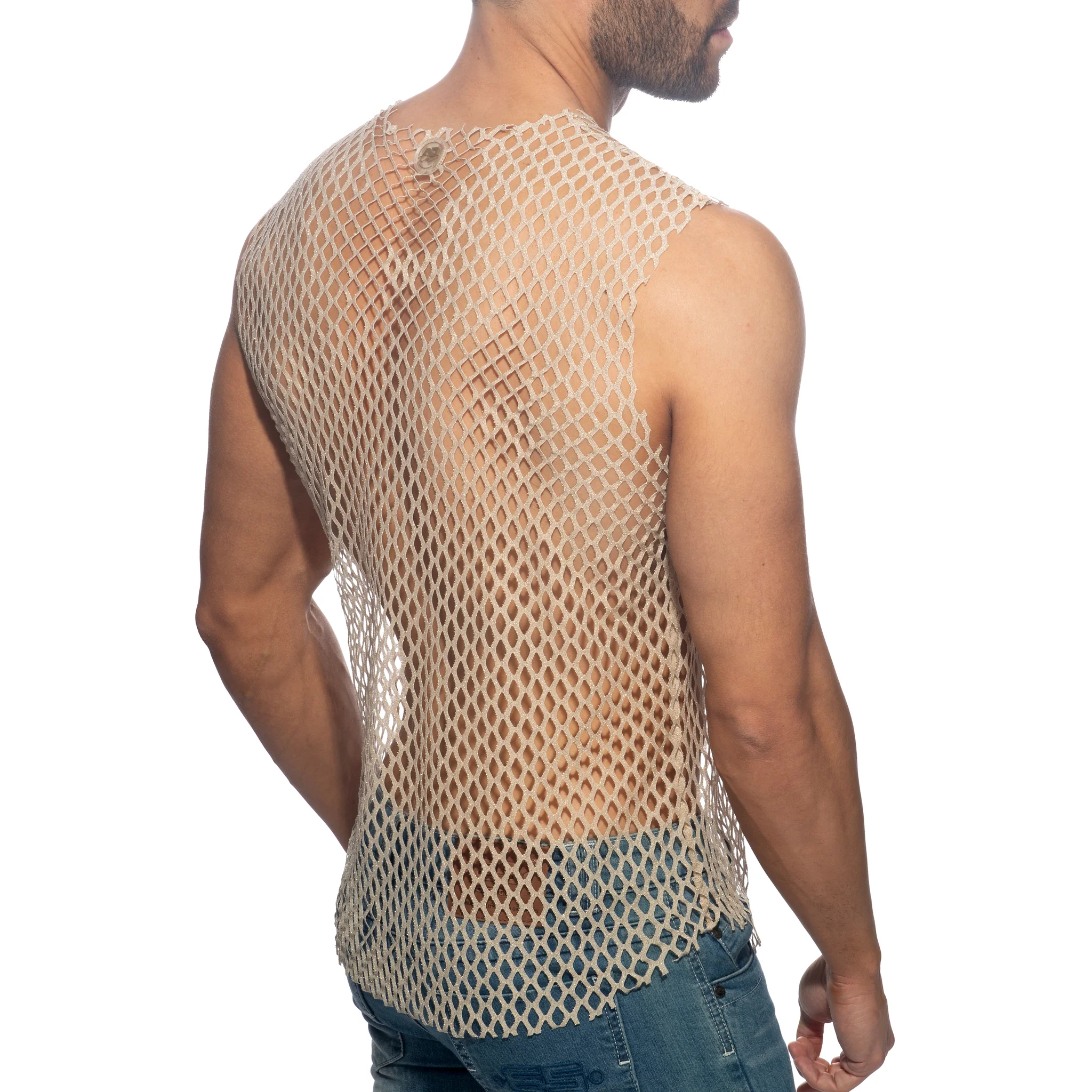 Addicted Flamboyant Tank Top Beige ADP11 - Image 3
