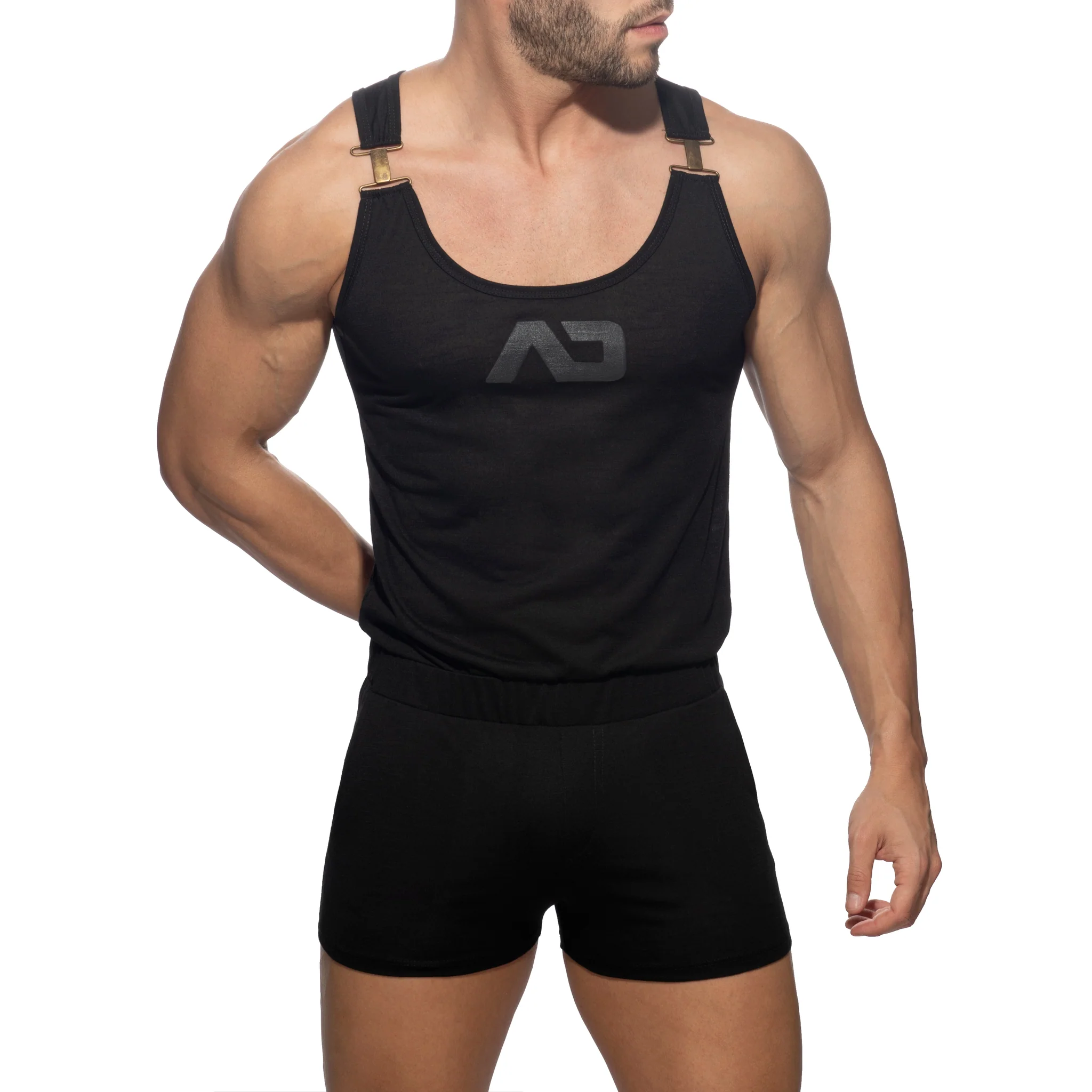 Addicted Flame AD Overalls Black AD1107 - Image 2