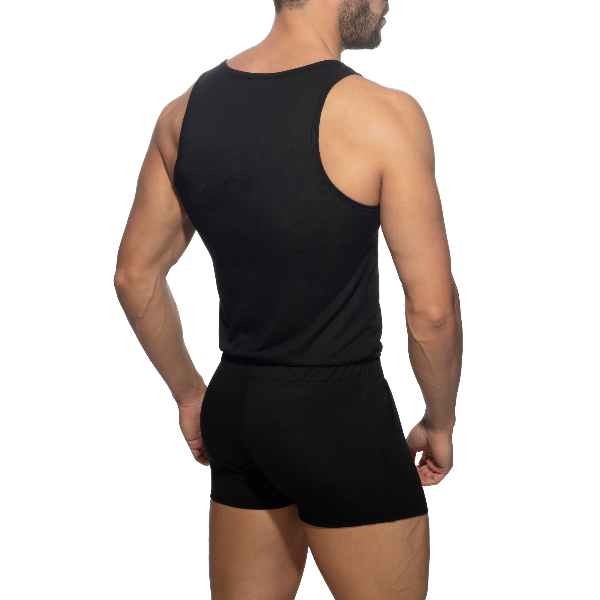 Addicted Flame AD Overalls Black AD1107 - Image 3