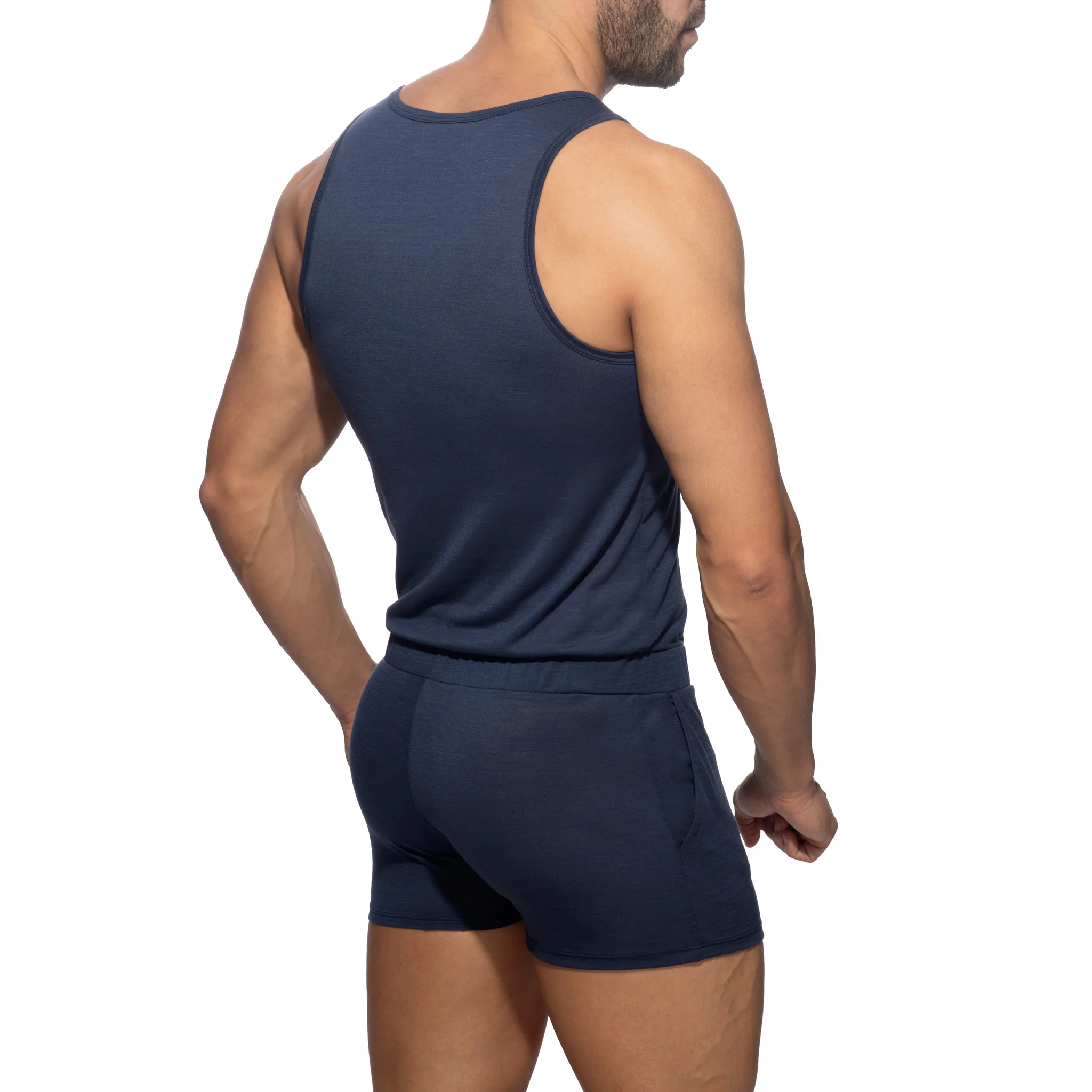 Addicted Flame AD Overalls Navy AD1107 - Image 3