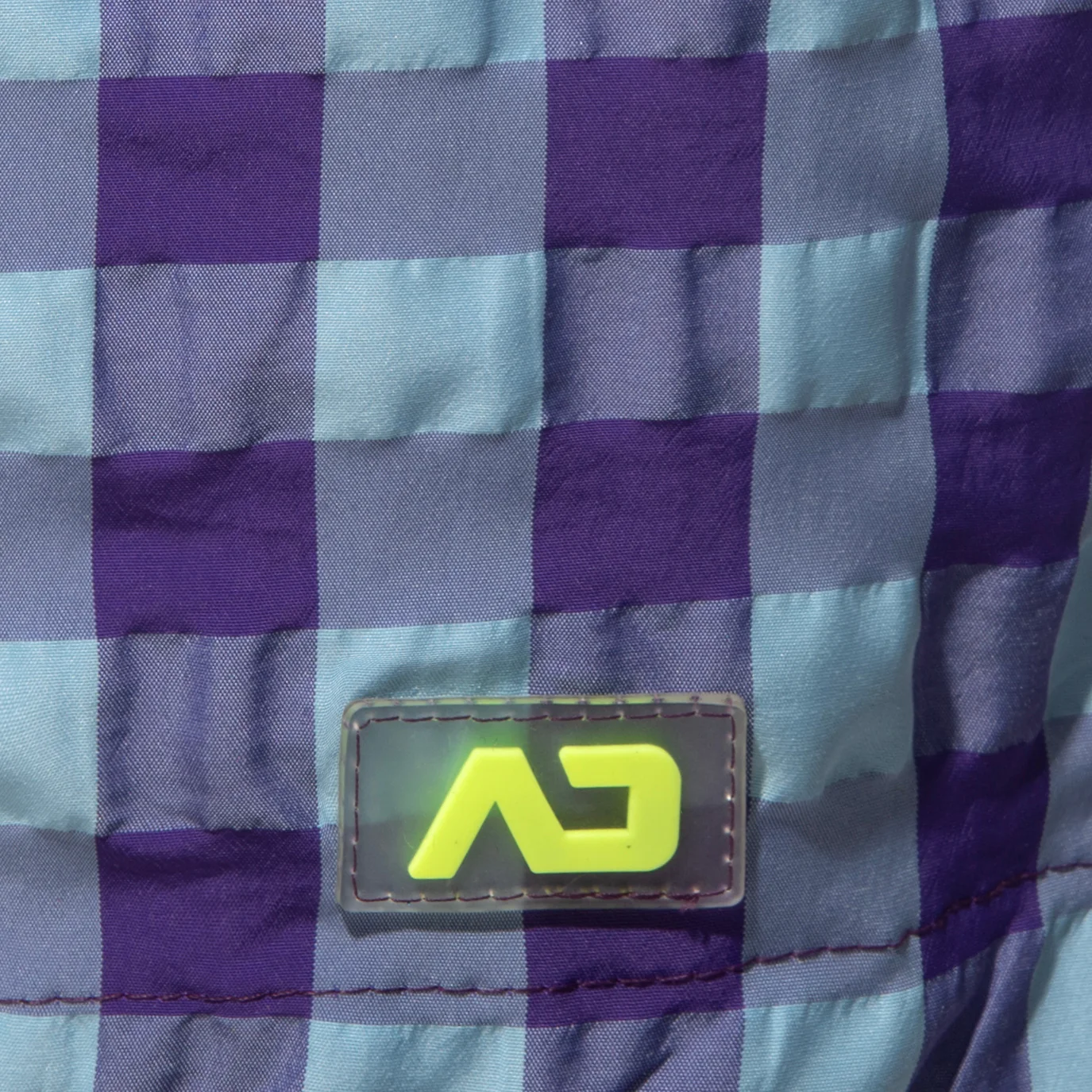 Addicted Flashy Squares Swim Shorts Violet ADS350 - Image 4