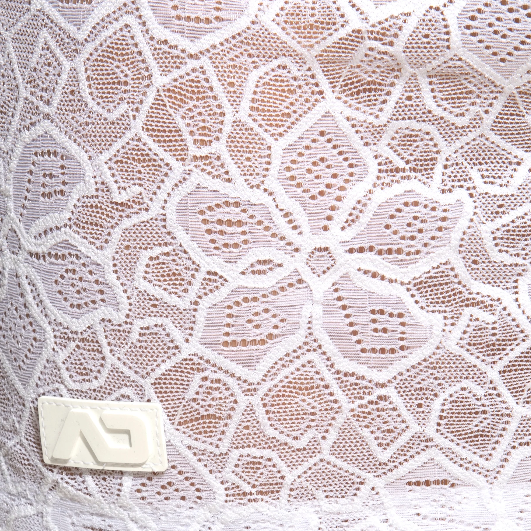 Addicted Flowery Lace Skirt White AD1254 - Image 4