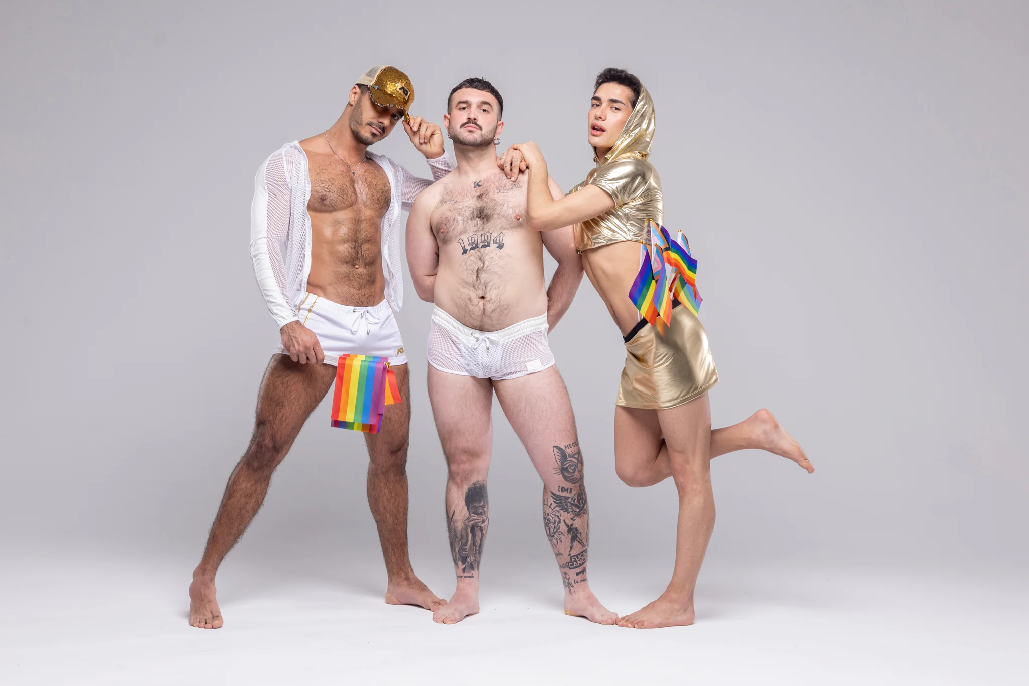 Addicted Gold & Silver Crop Top Gold AD1170 - Image 6