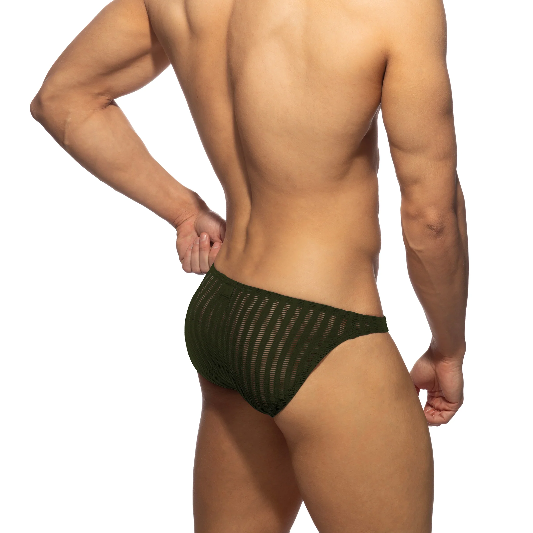 Addicted Horny Bikini Brief Khaki AD1356 - Image 3