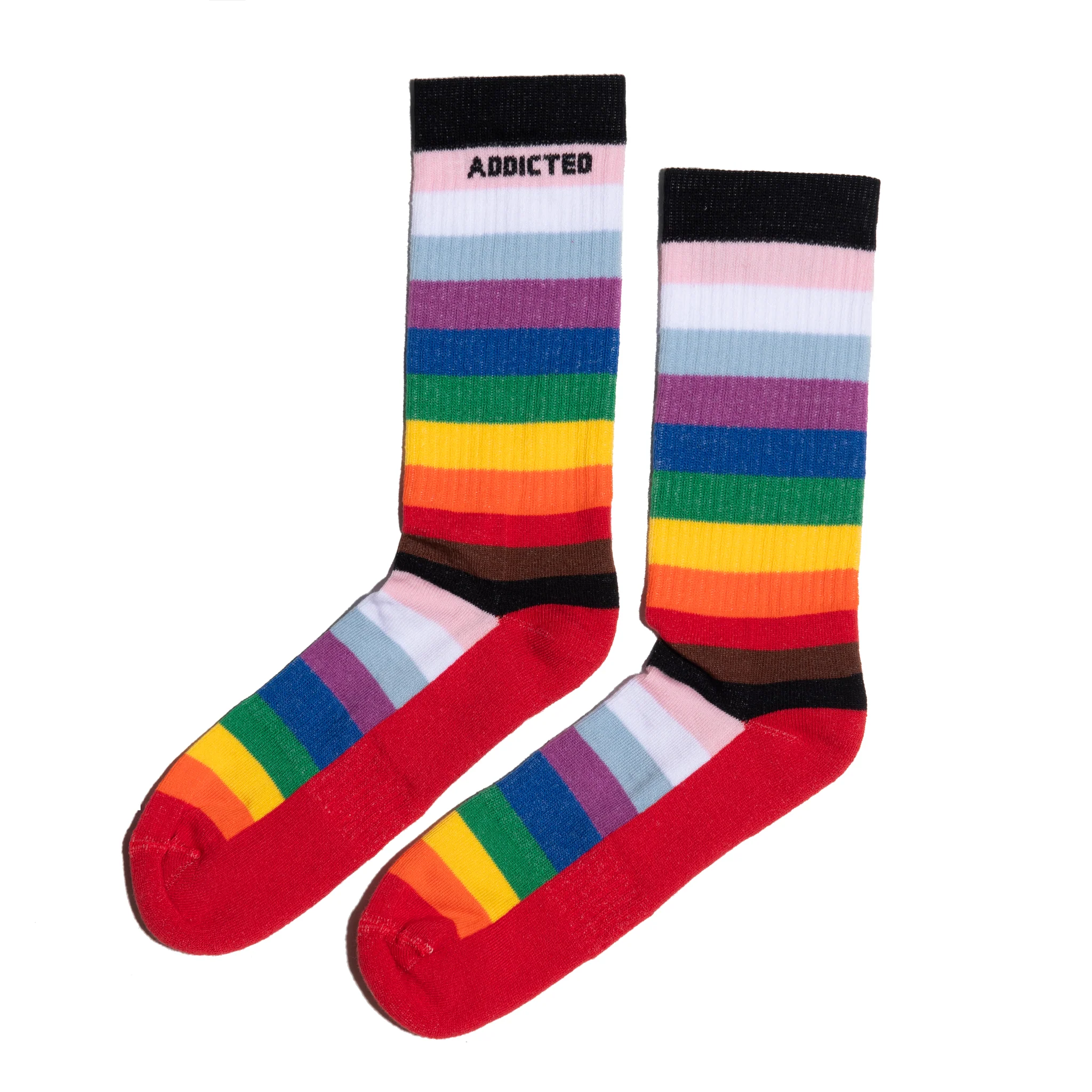 Addicted Inclusive Rainbow Socks Rainbow AD1252 - Image 3