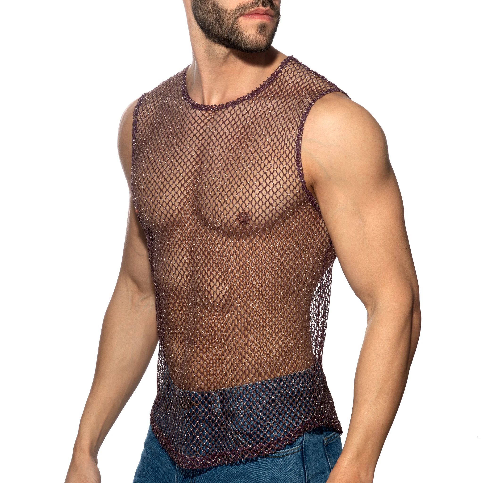 Addicted Keep Partying Tank Top Aubergine ADP22