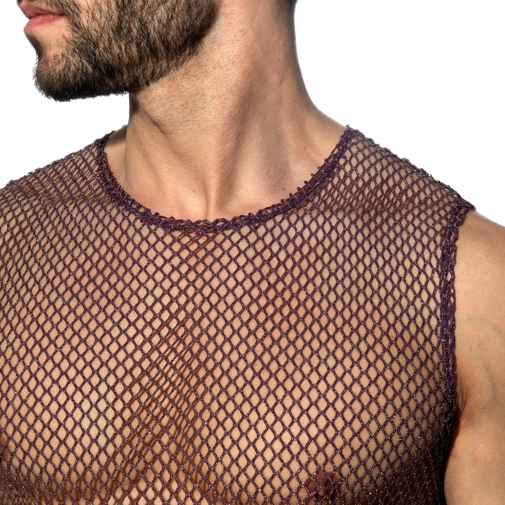 Addicted Keep Partying Tank Top Aubergine ADP22 - Image 4