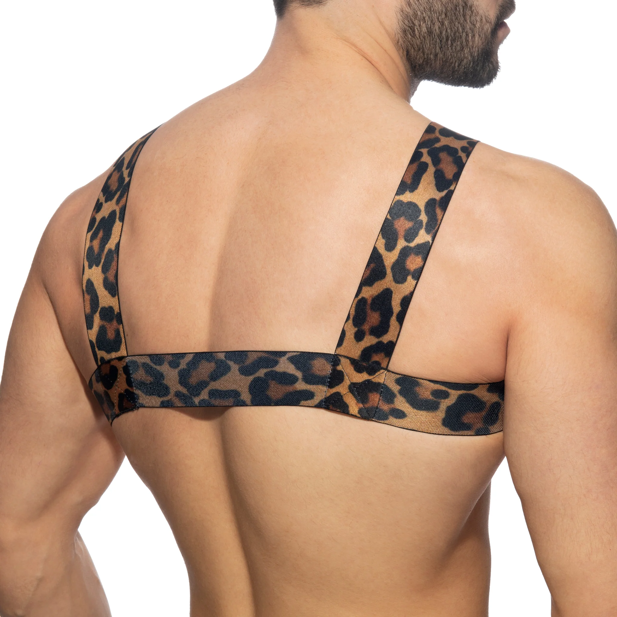 Addicted Leopard Elastic Harness Brown AD1183 - Image 3