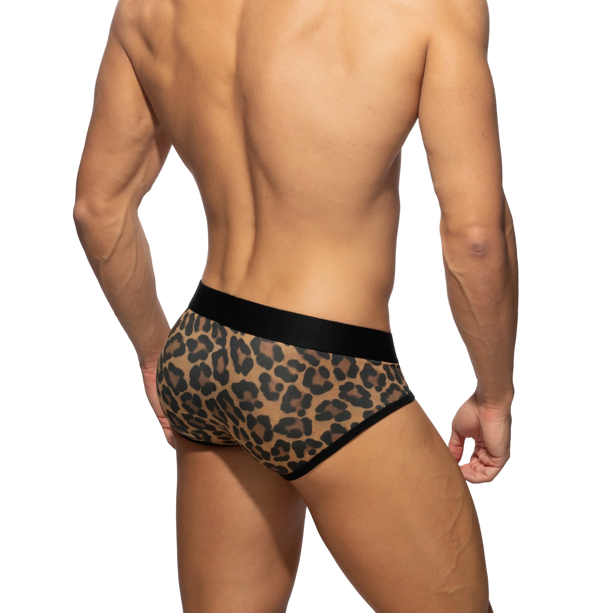 Addicted Leopard Fresh Brief Brown AD1134 - Image 3