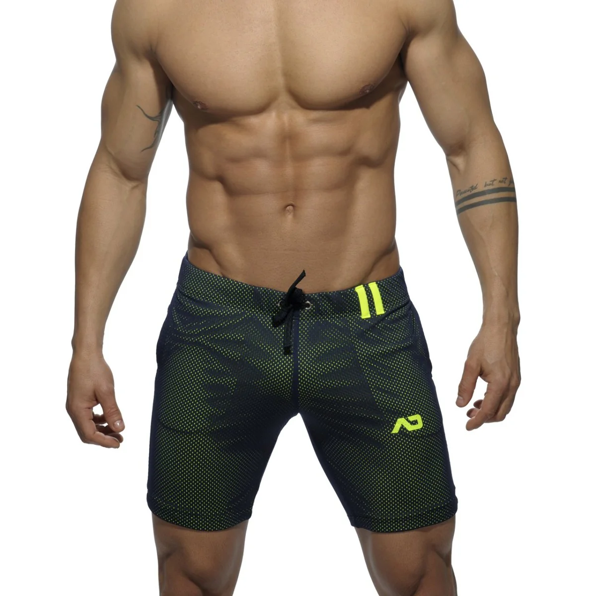 Addicted Loop-Mesh Knee Pant Navy AD357 - Image 2