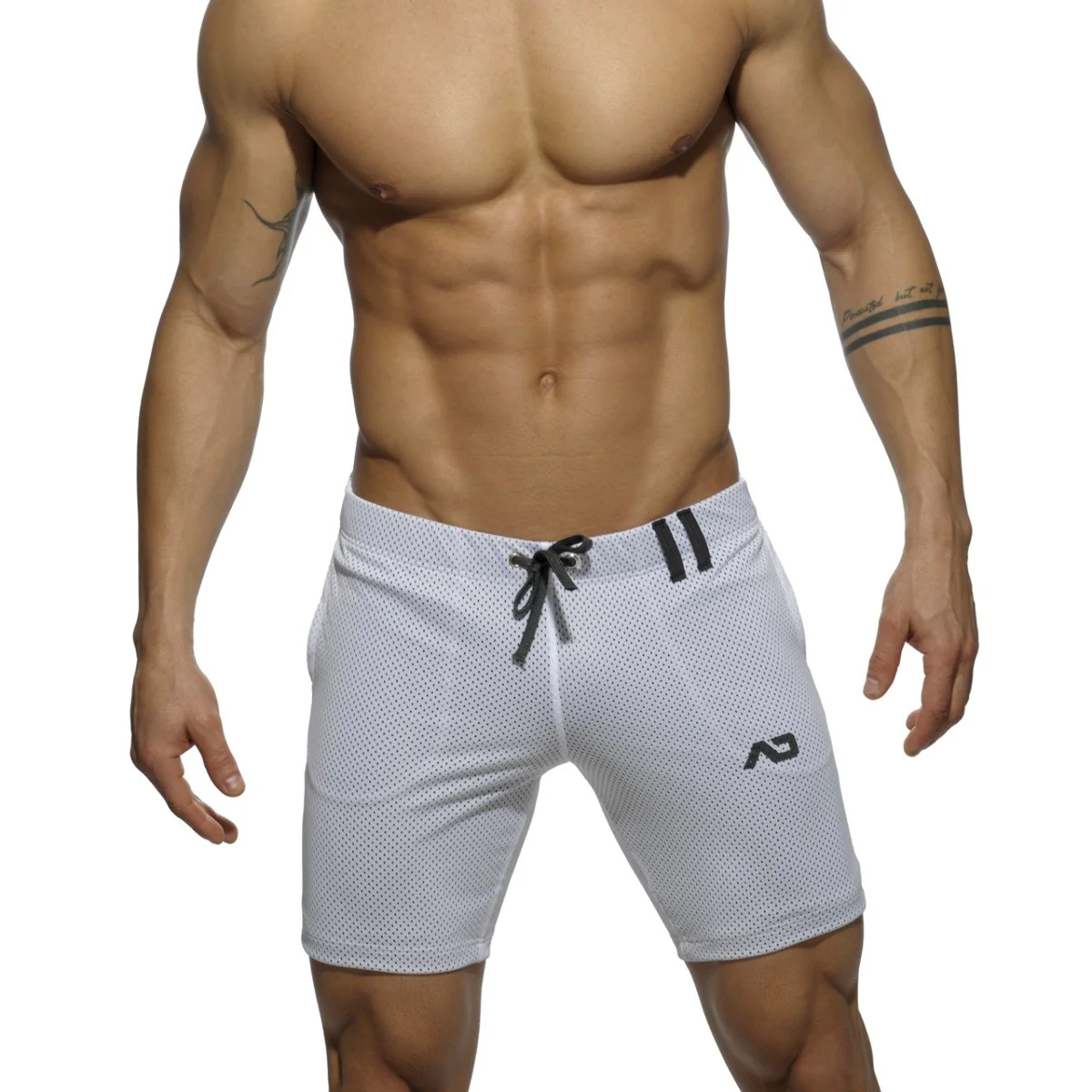 Addicted Loop-Mesh Knee Pant White AD357 - Image 2
