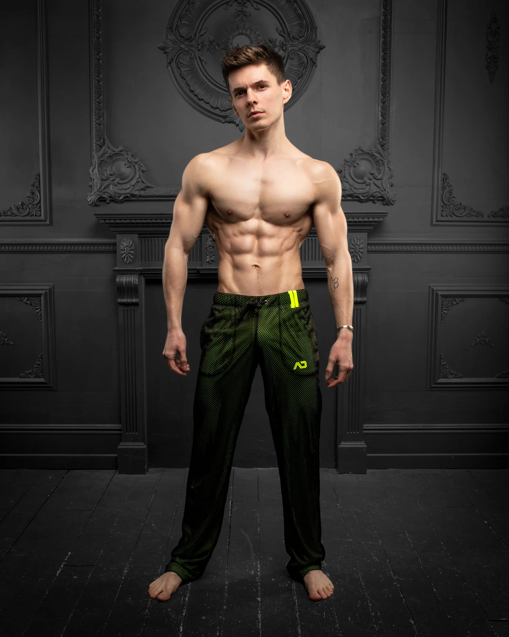Addicted Loop-Mesh Pant Black AD356 - Image 5