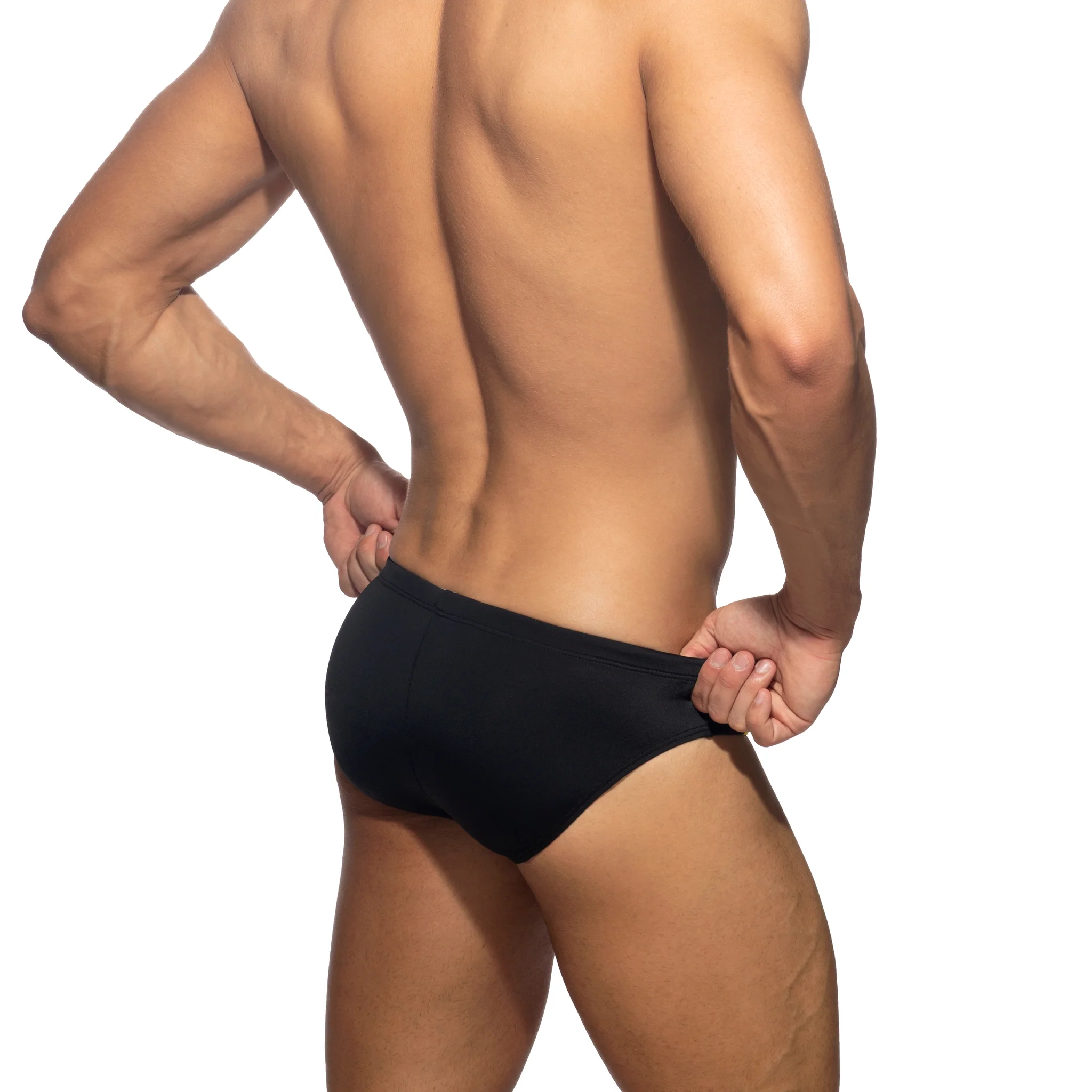 Addicted Low Cut Sports Trunk Black ADS005 - Image 3