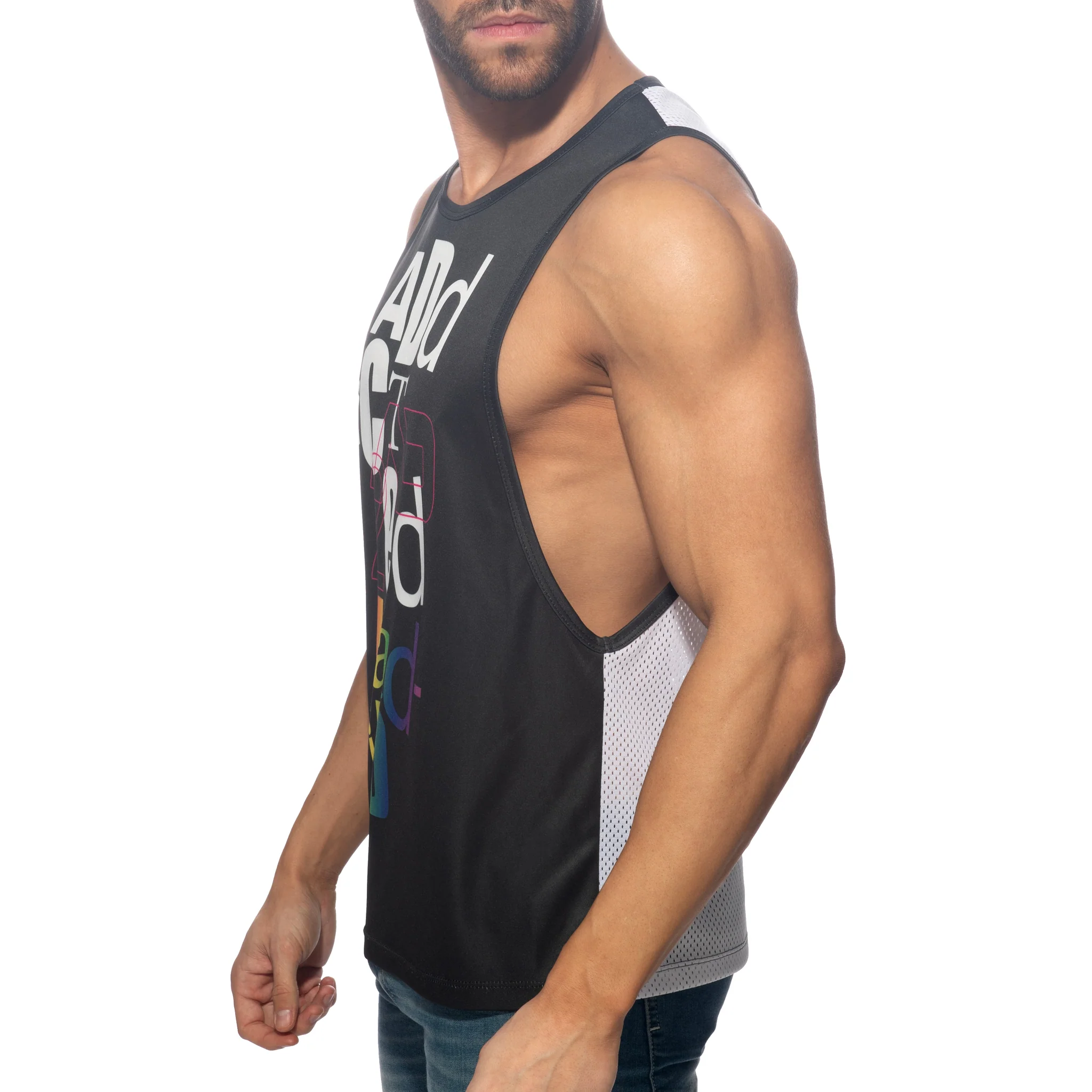 Addicted Madrid Tank Top Black AD1342