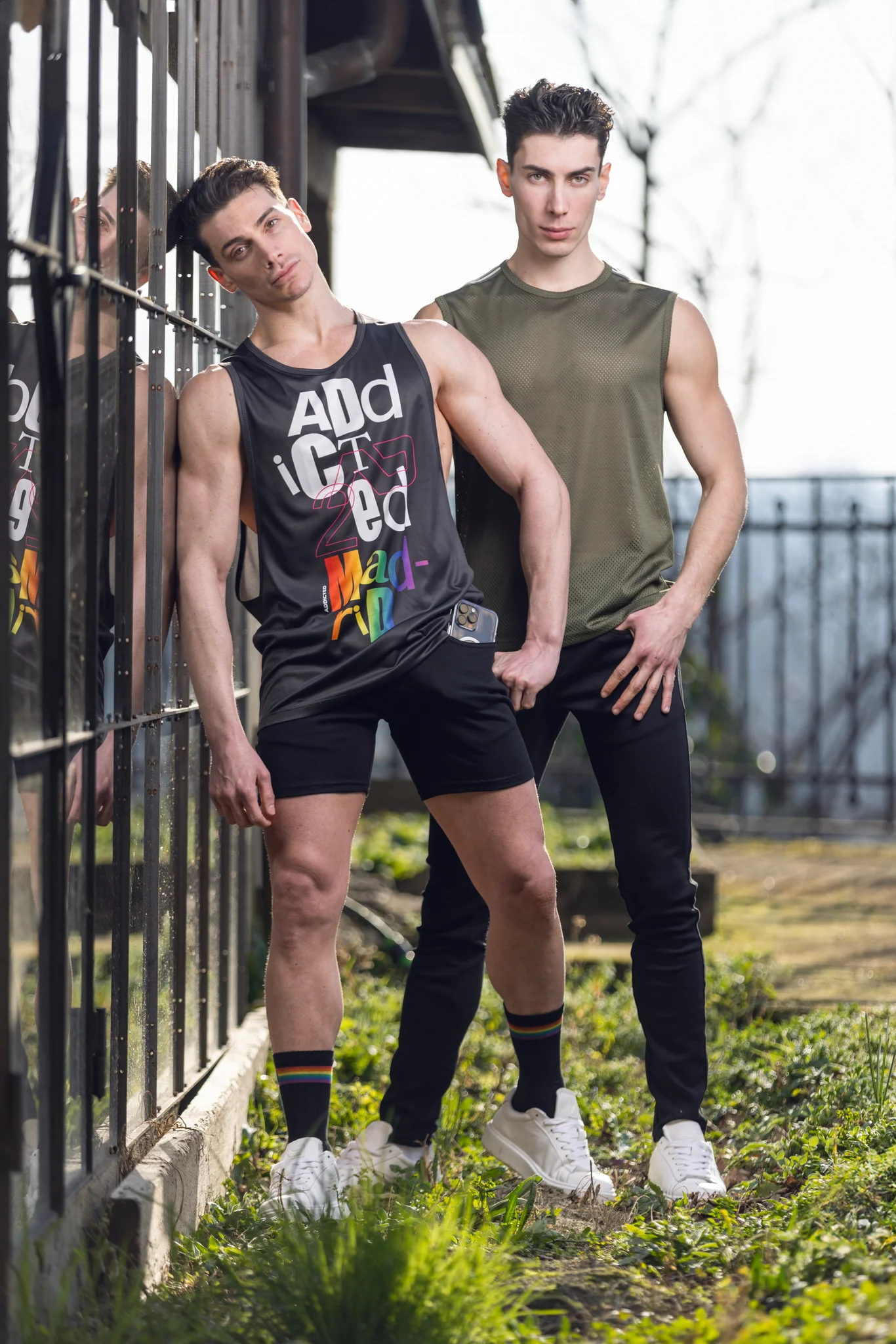 Addicted Madrid Tank Top Black AD1342 - Image 4