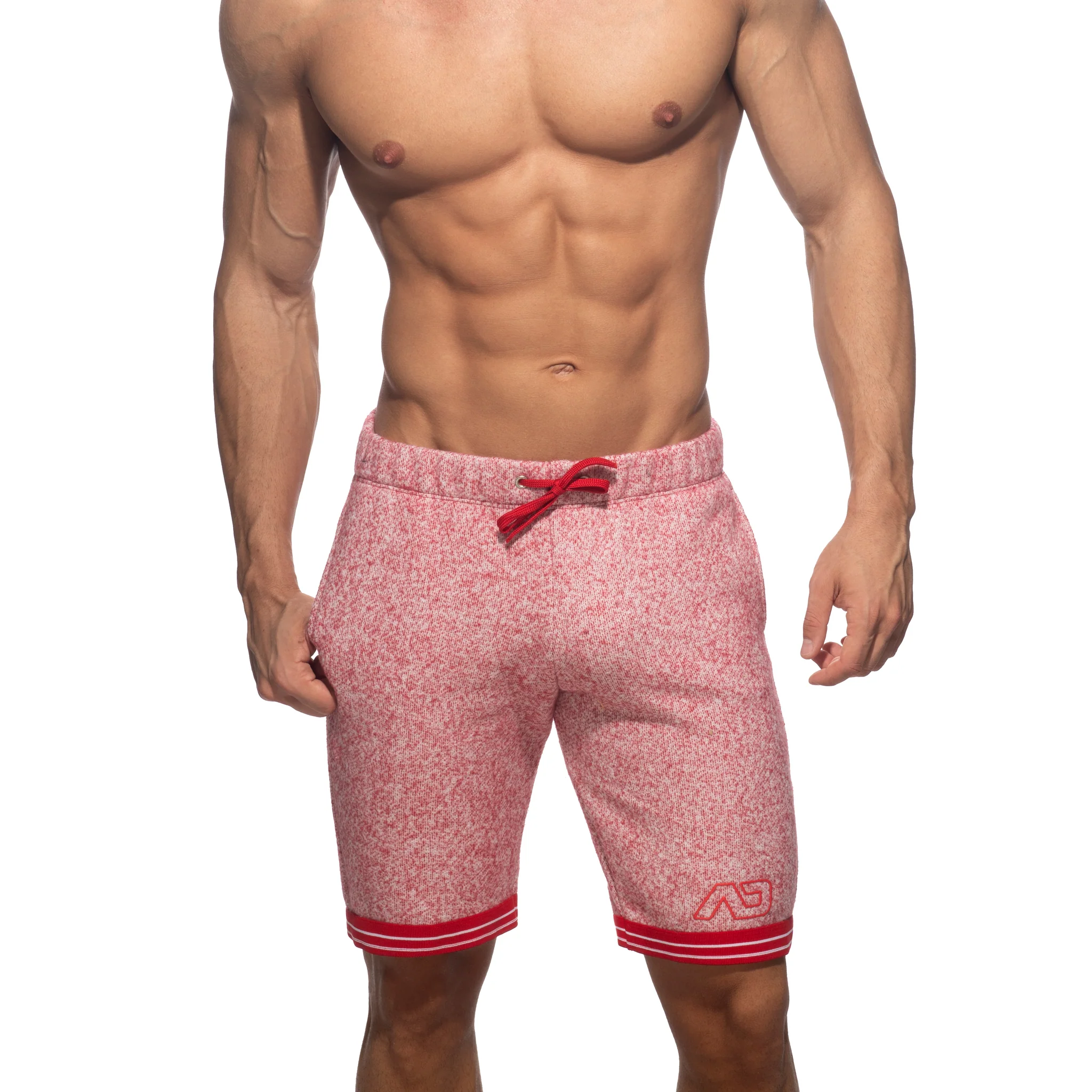 Addicted Mottled Bermuda Shorts Red AD1210 - Image 2