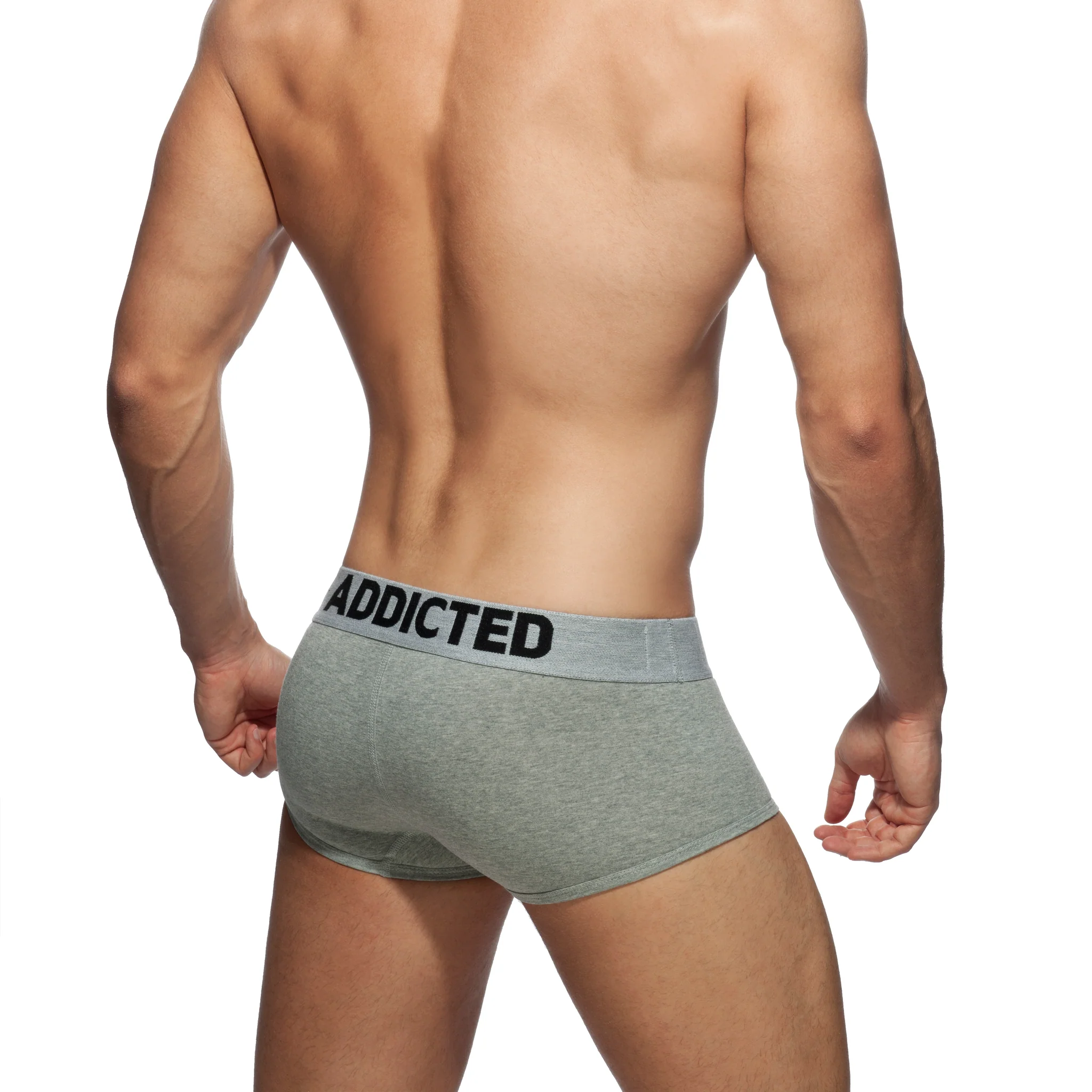 Addicted My Basic Boxer Heather Grey AD468 - Image 3