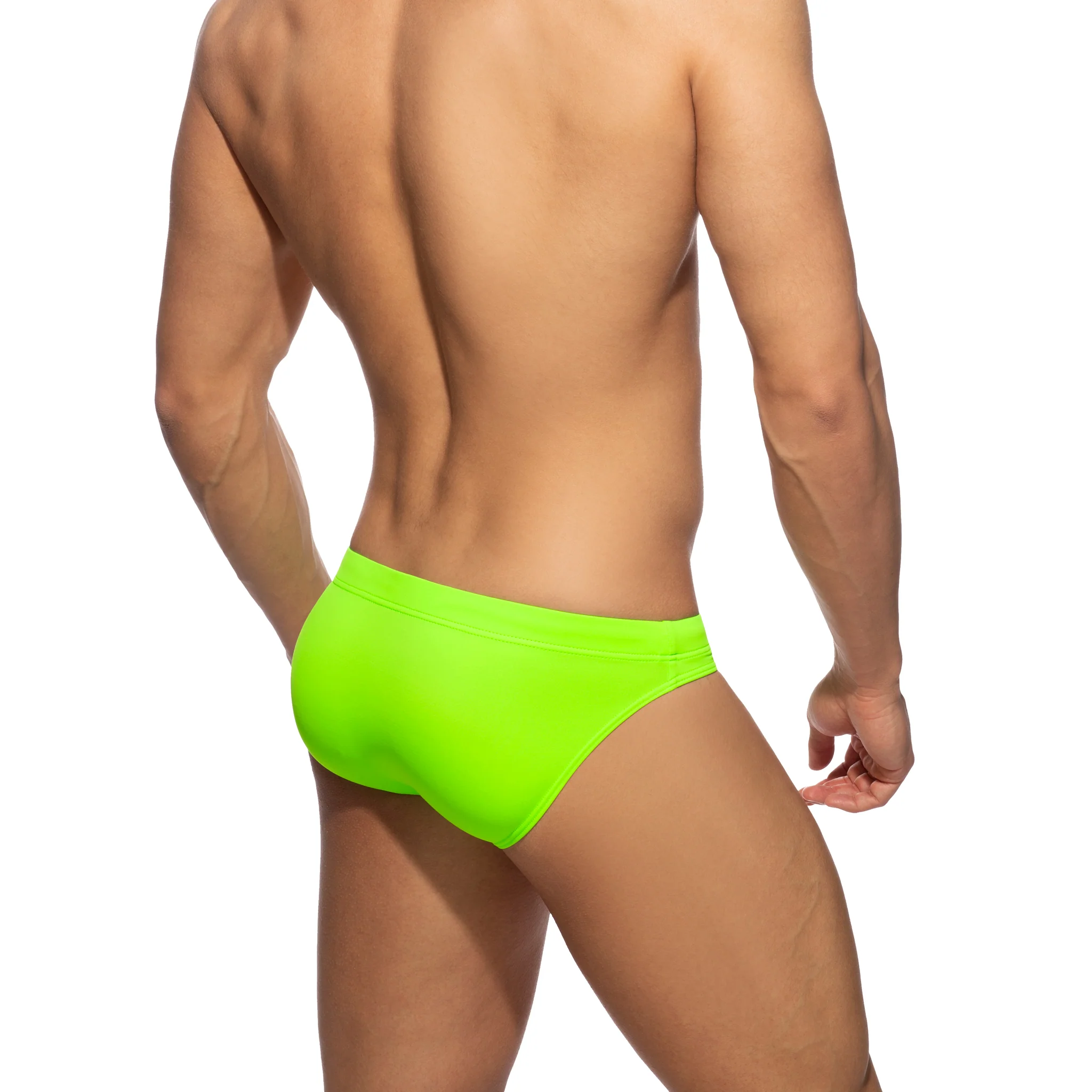 Addicted Neon Swim Bikini Brief Neon Green ADS284 - Image 3