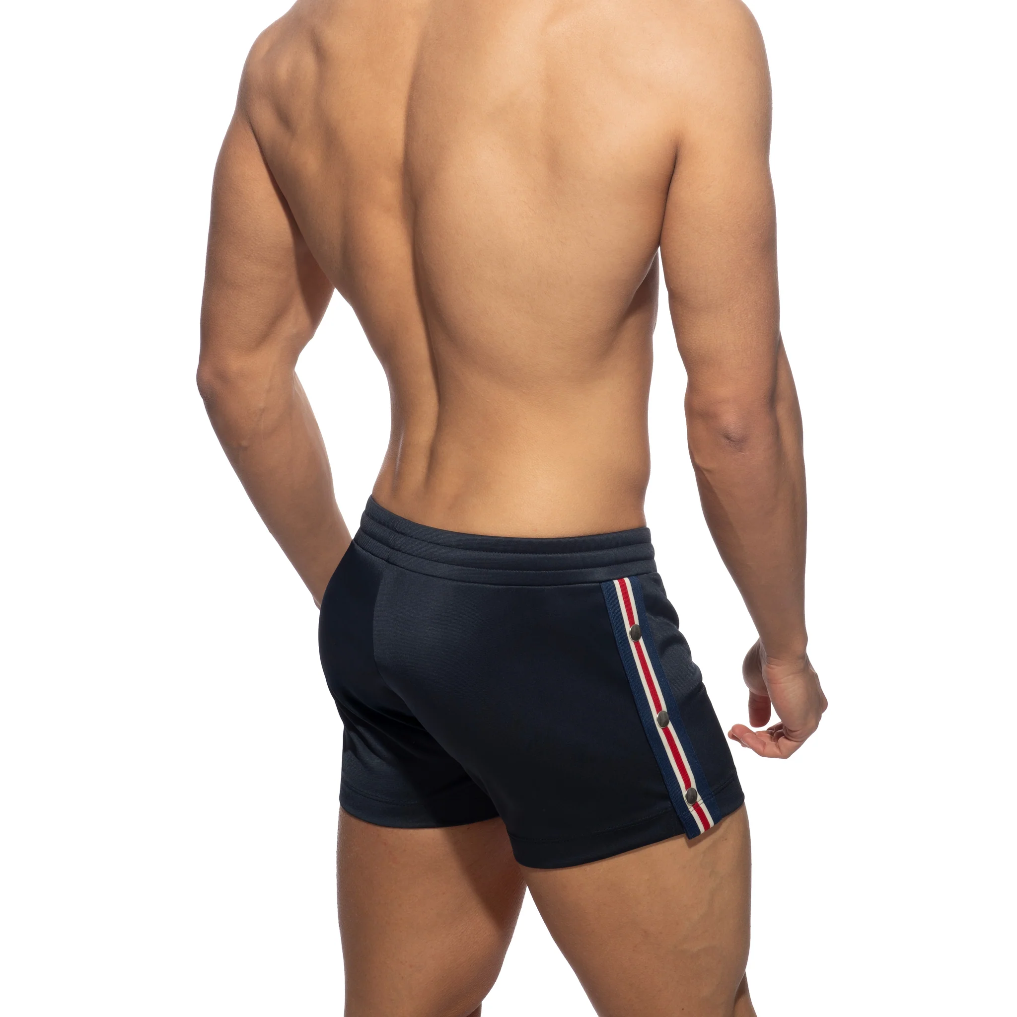 Addicted Nexus Button Shorts Navy AD1338 - Image 3