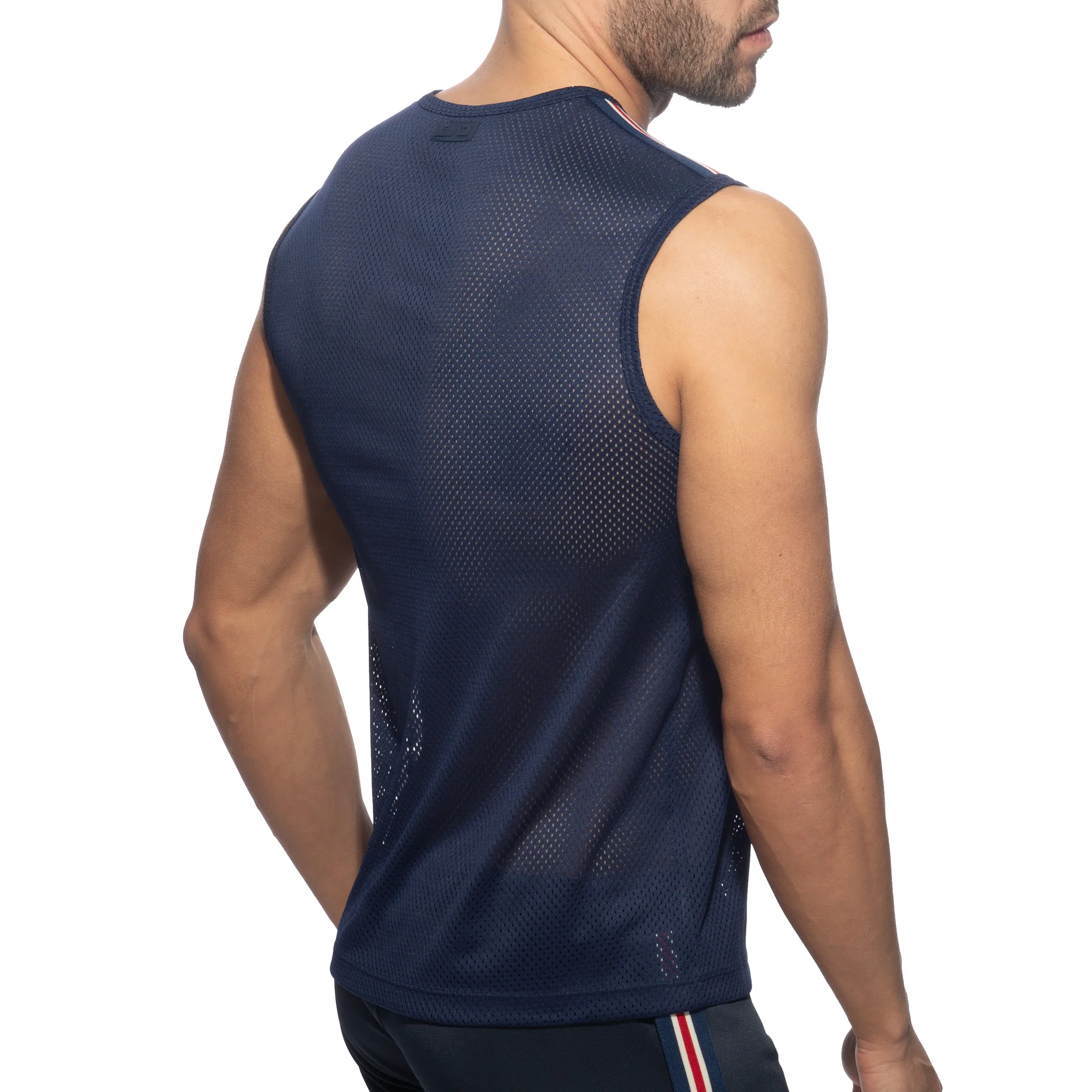 Addicted Nexus Mesh Tank Top Navy AD1337 - Image 3