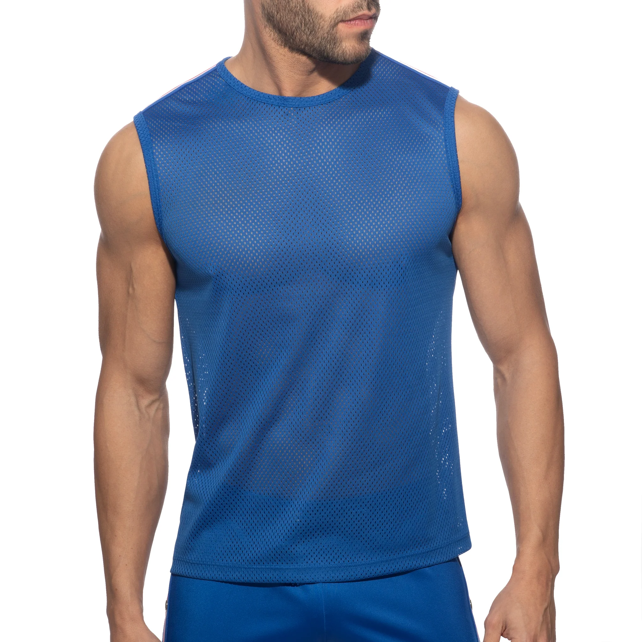 Addicted Nexus Mesh Tank Top Royal Blue AD1337 - Image 2