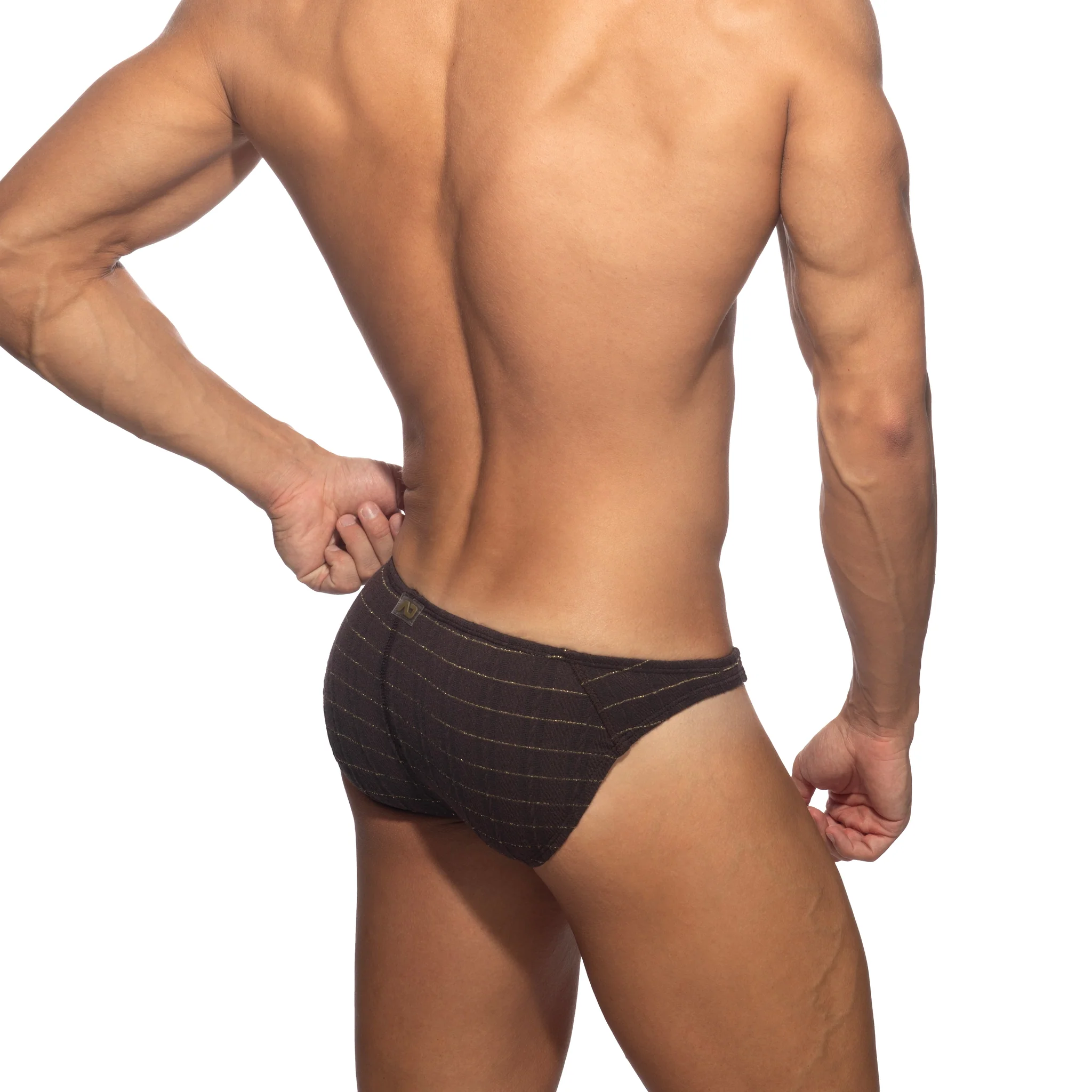 Addicted Opal Bikini Brief Brown AD1389 - Image 3