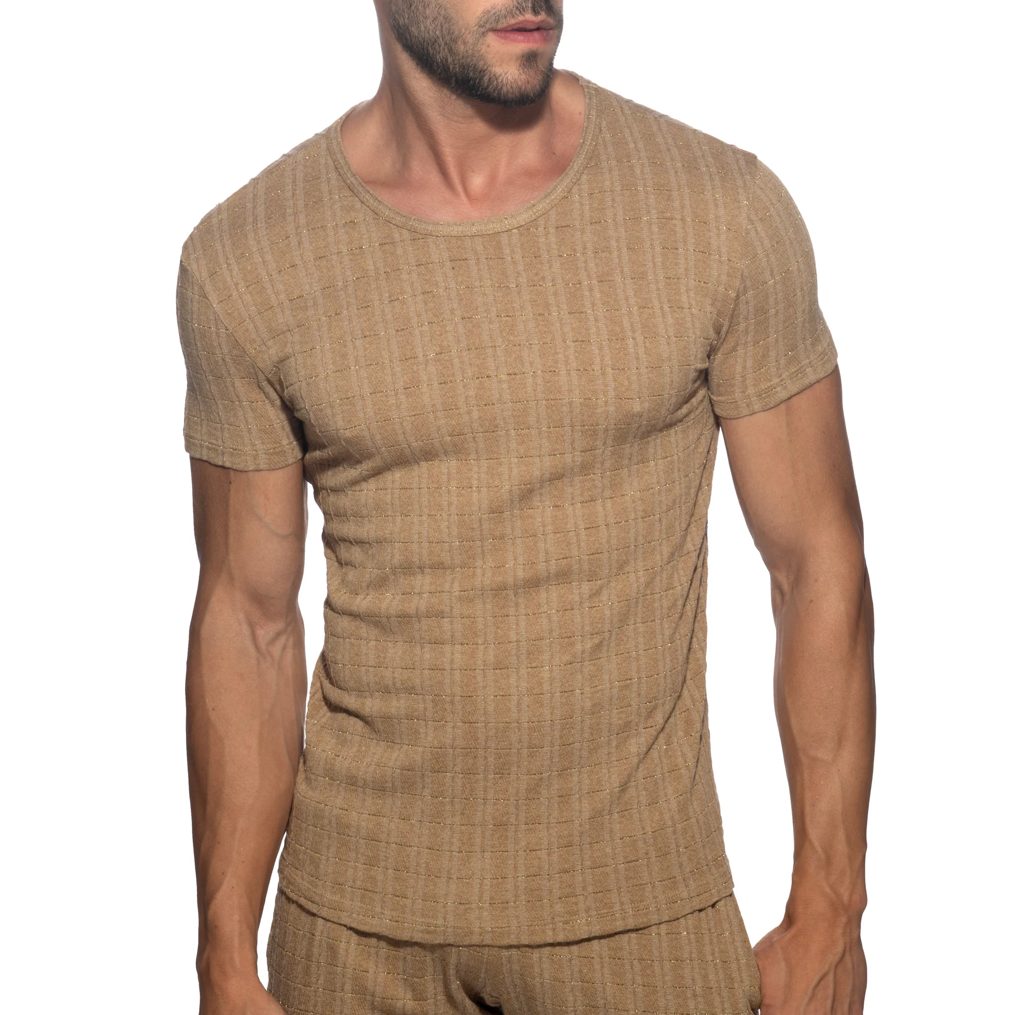 Addicted Opal T-Shirt Beige AD1385 - Image 2