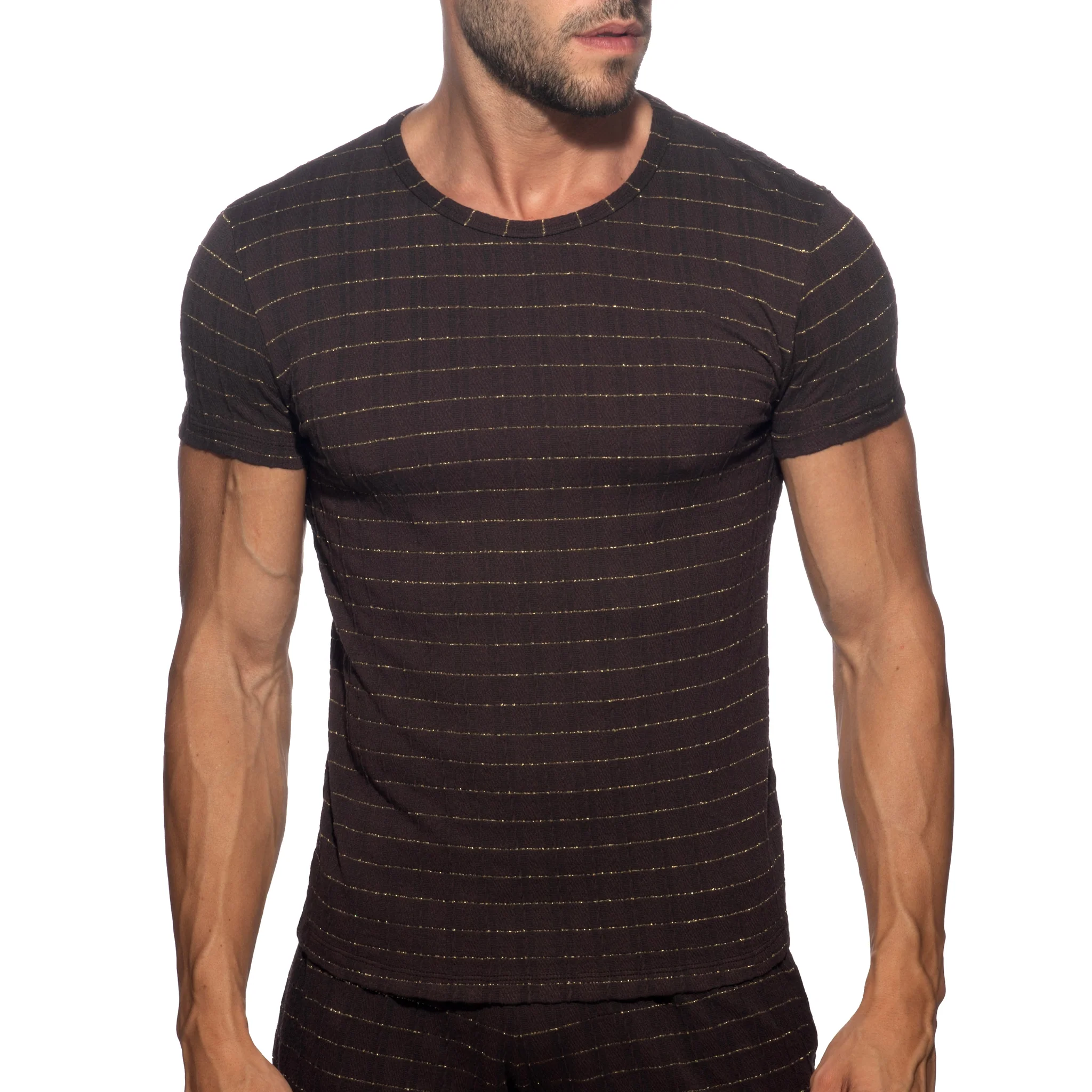 Addicted Opal T-Shirt Brown AD1385 - Image 2