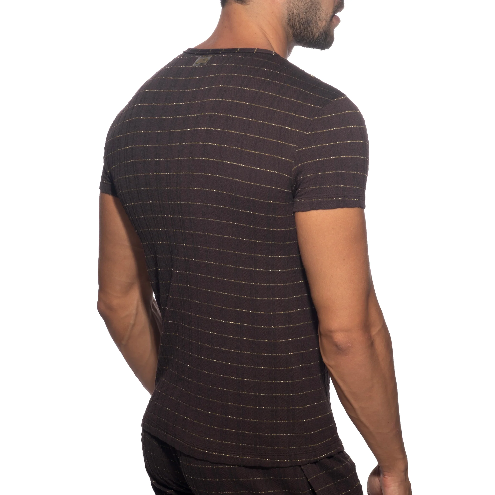 Addicted Opal T-Shirt Brown AD1385 - Image 3