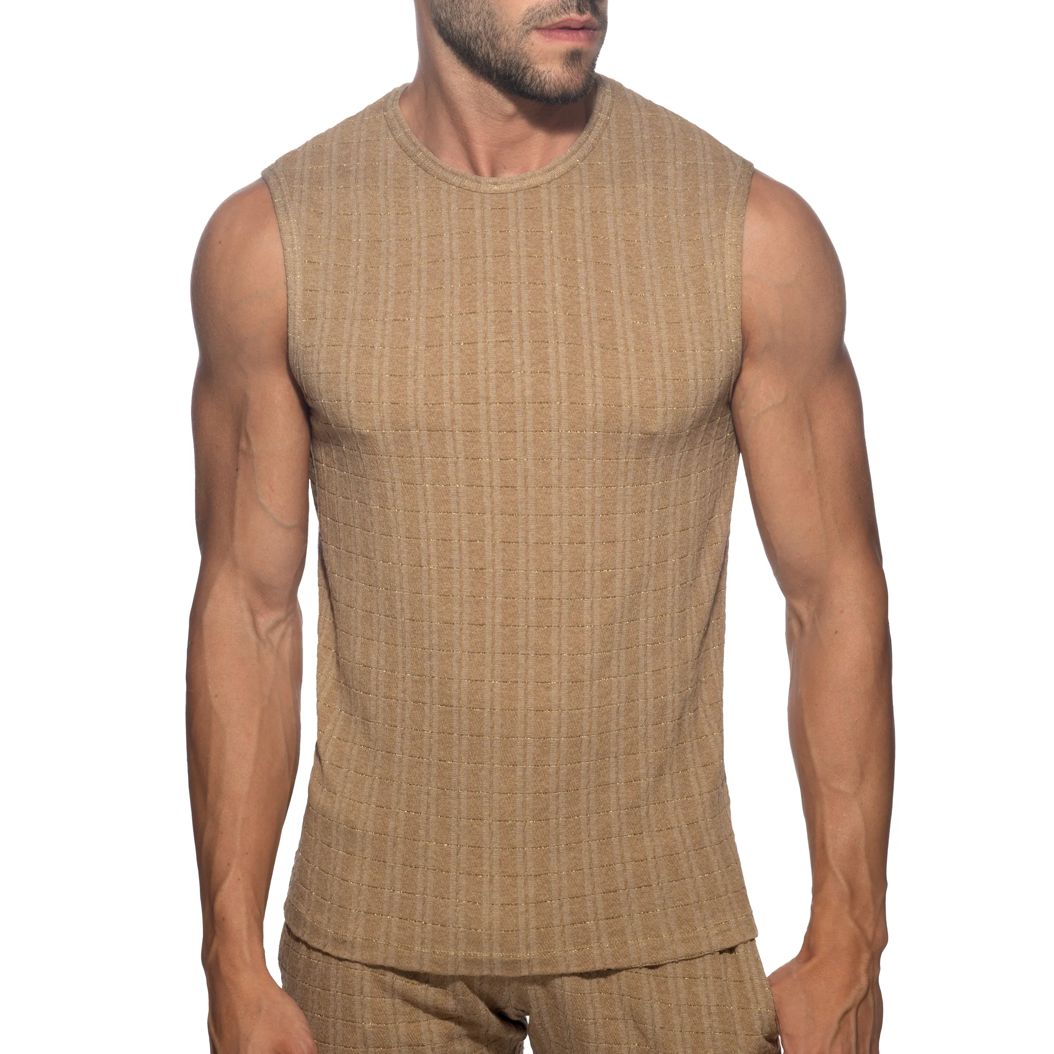 Addicted Opal Tank Top Beige AD1384 - Image 2