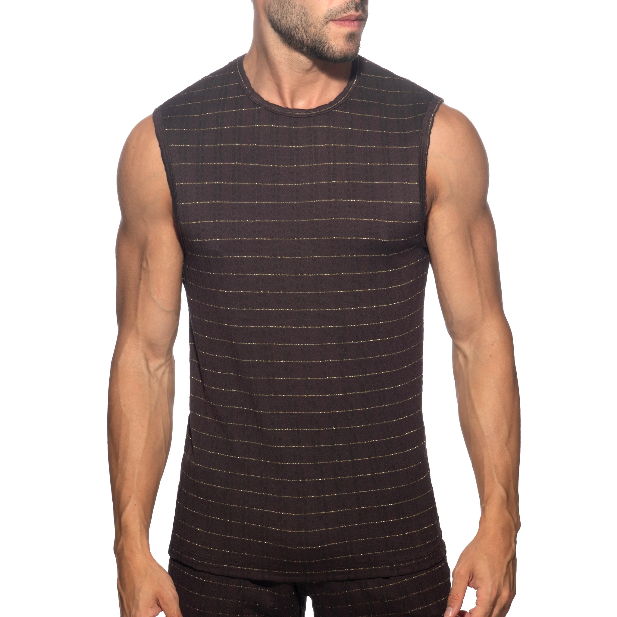 Addicted Opal Tank Top Brown AD1384 - Image 2