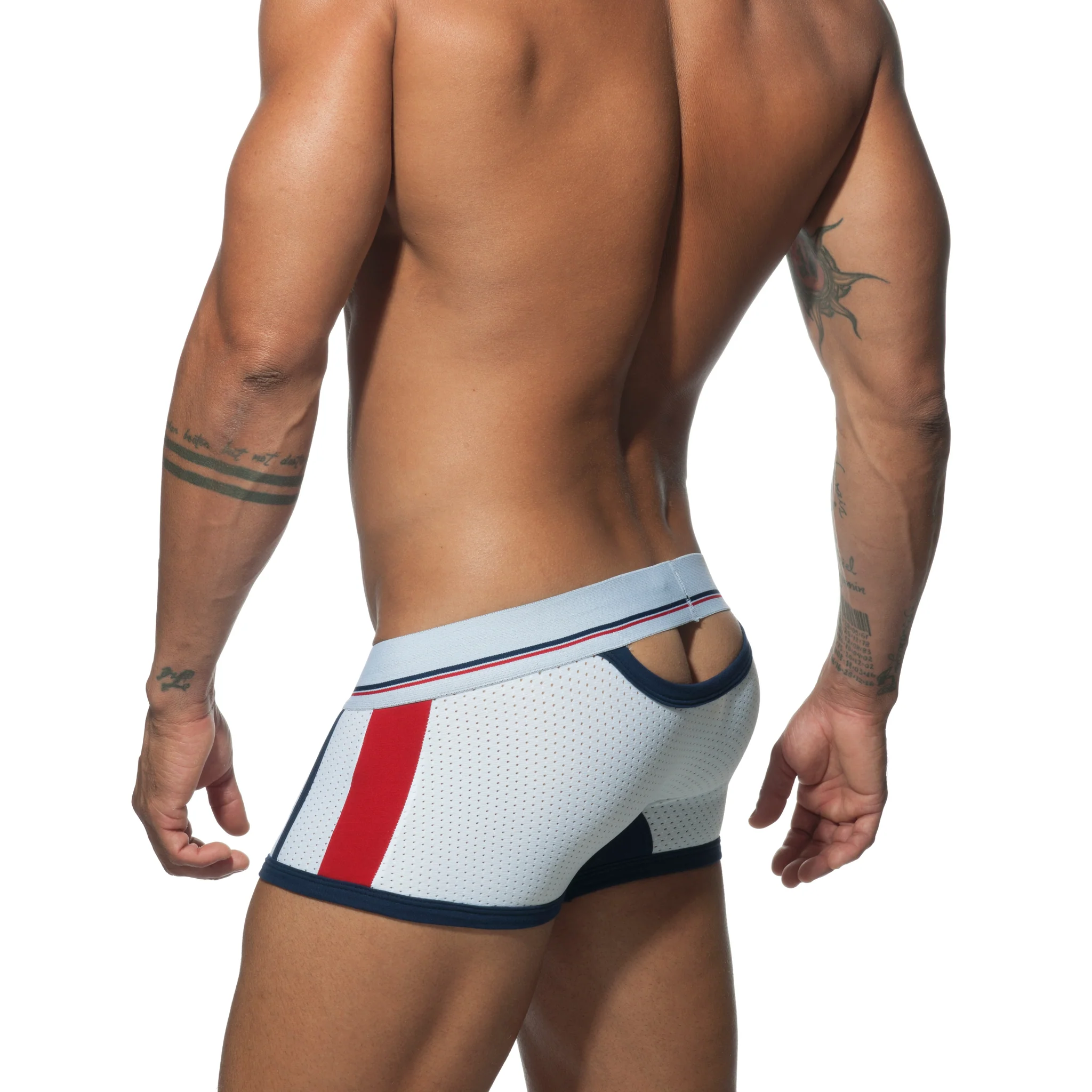 Addicted Open Sport Mesh Trunk White AD741 - Image 3