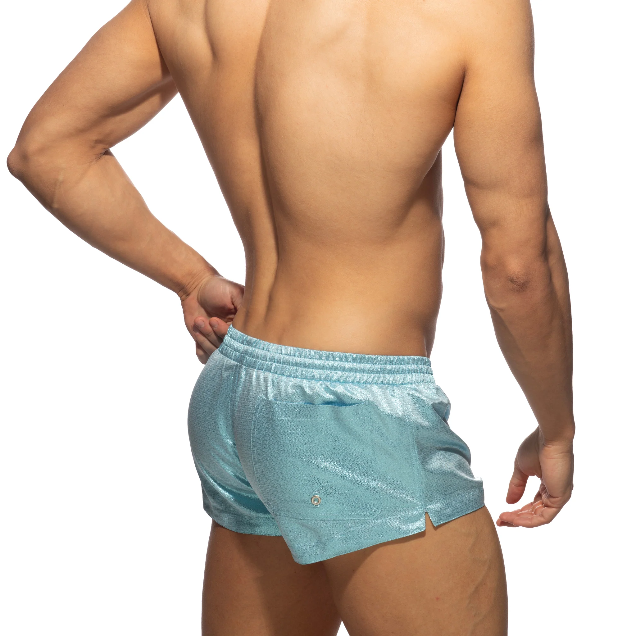Addicted Party Swim Shorts Turquoise ADS354 - Image 3