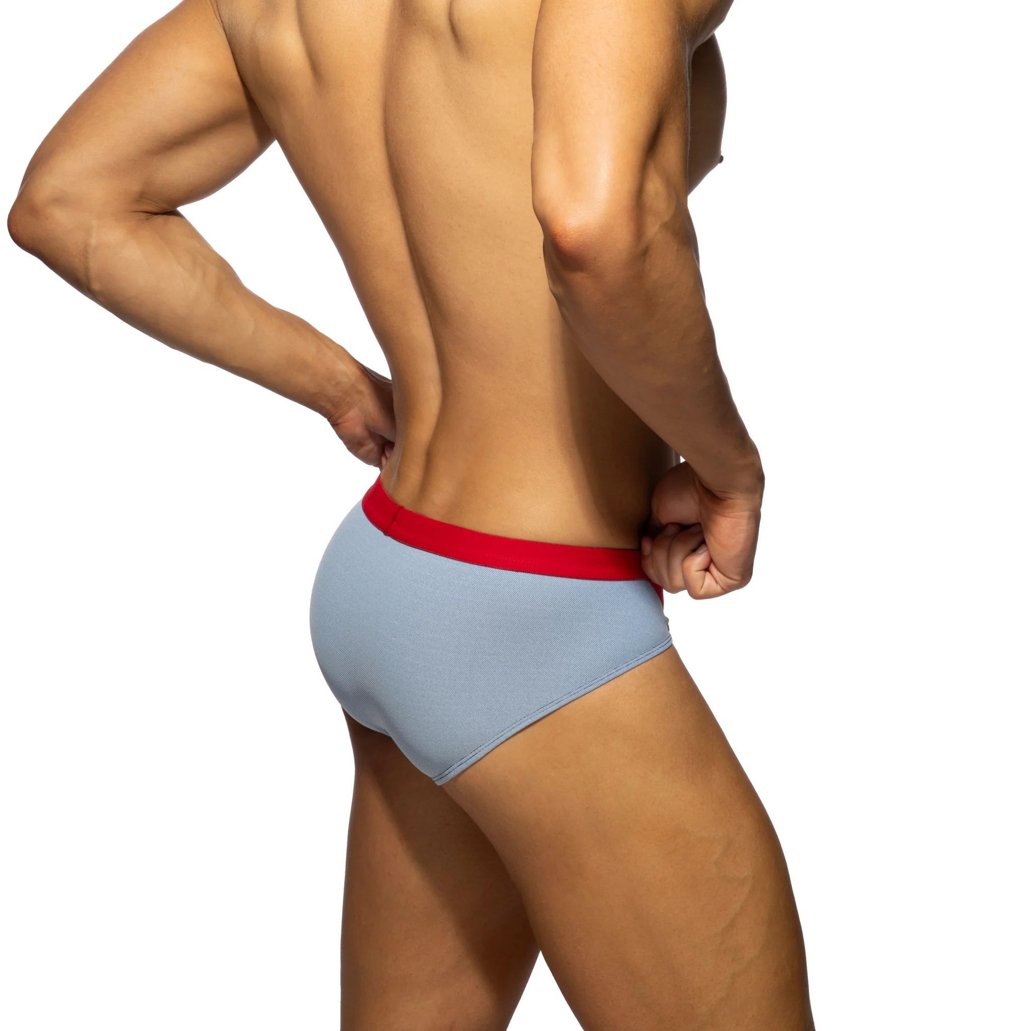 Addicted Pique Jeans Bikini Brief Royal Blue AD1417 - Image 3