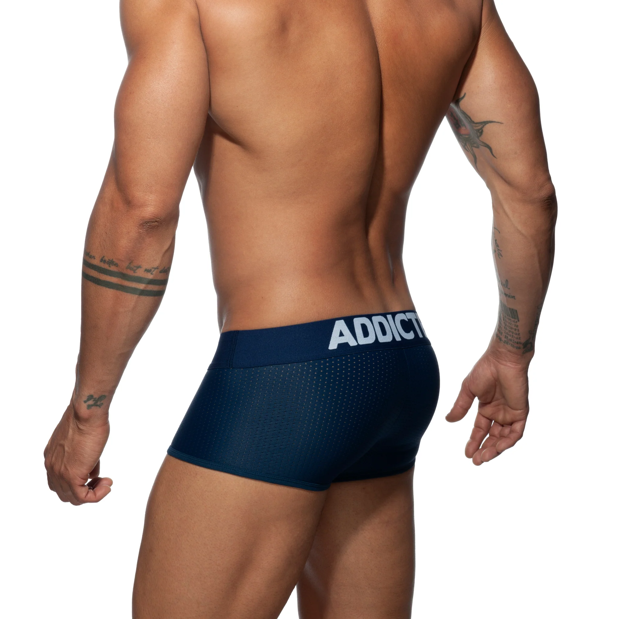 Addicted Push Up Mesh Trunk Navy AD806 - Image 3