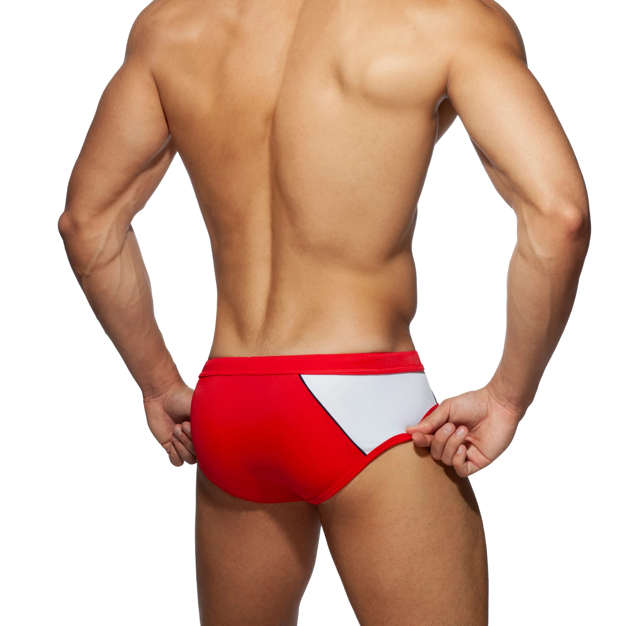 Addicted Racing Side Swim Brief Red ADS231 - Image 3