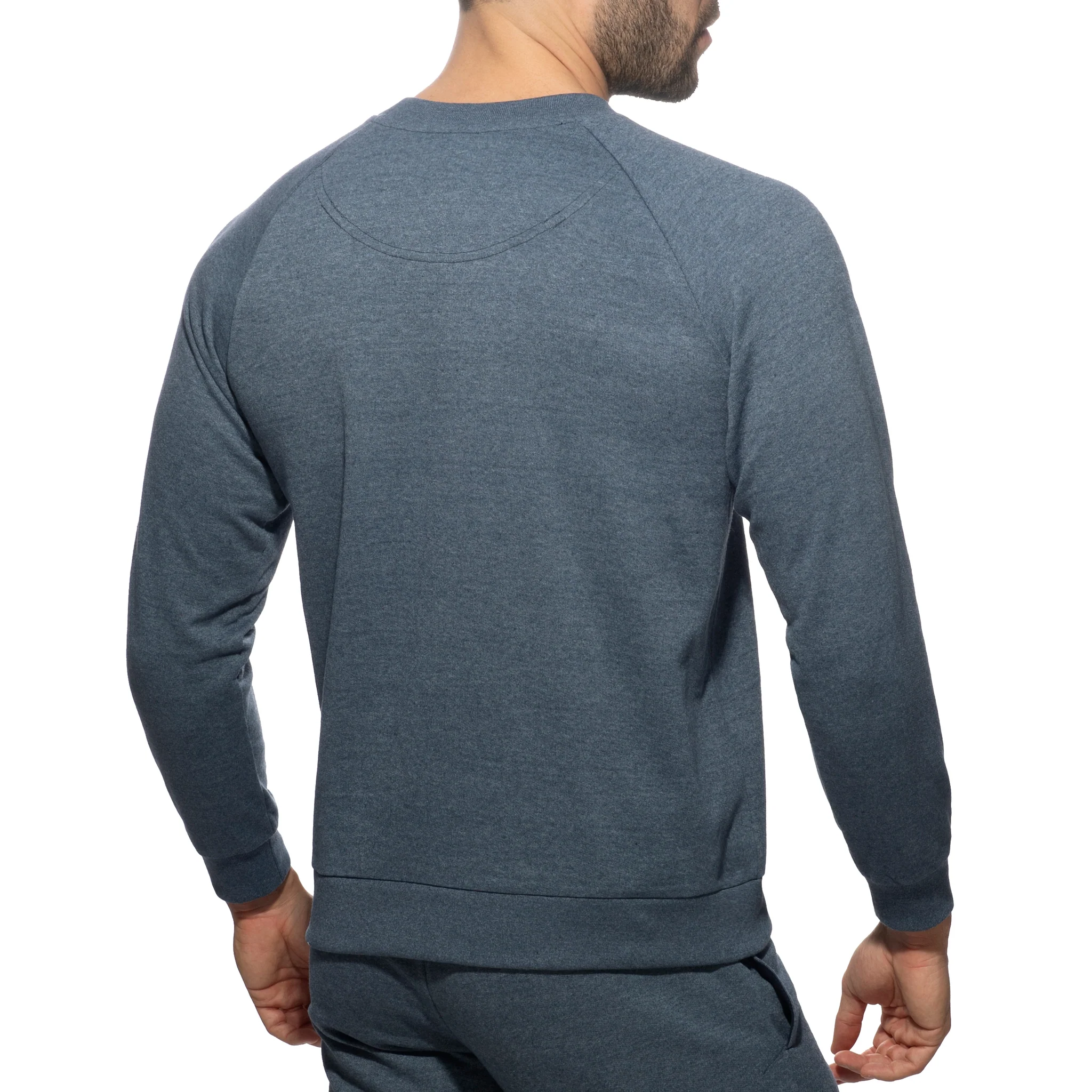 Addicted Recycled Cotton Sweatshirt Navy AD1225 - Image 3