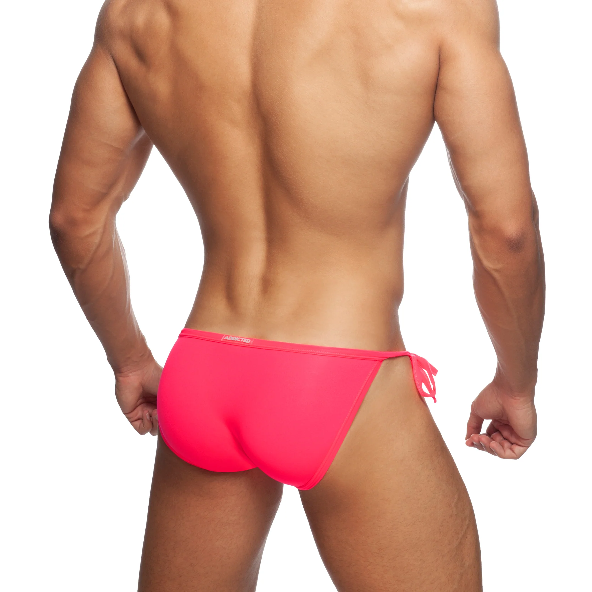 Addicted Ring Up Swim Bikini Neon Pink ADS246 - Image 3