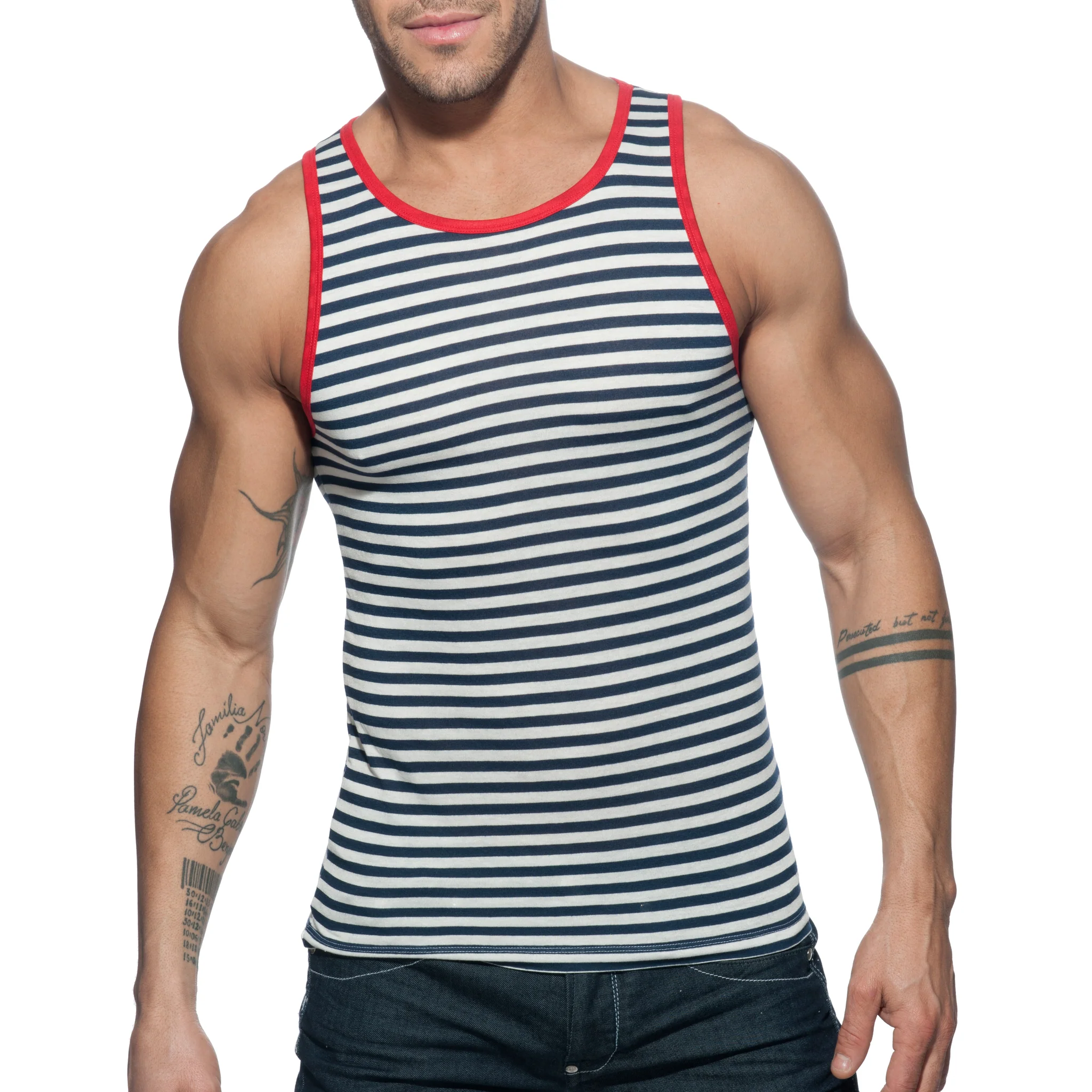 Addicted Sailor Tank Top Red Sailor AD588 - Image 2