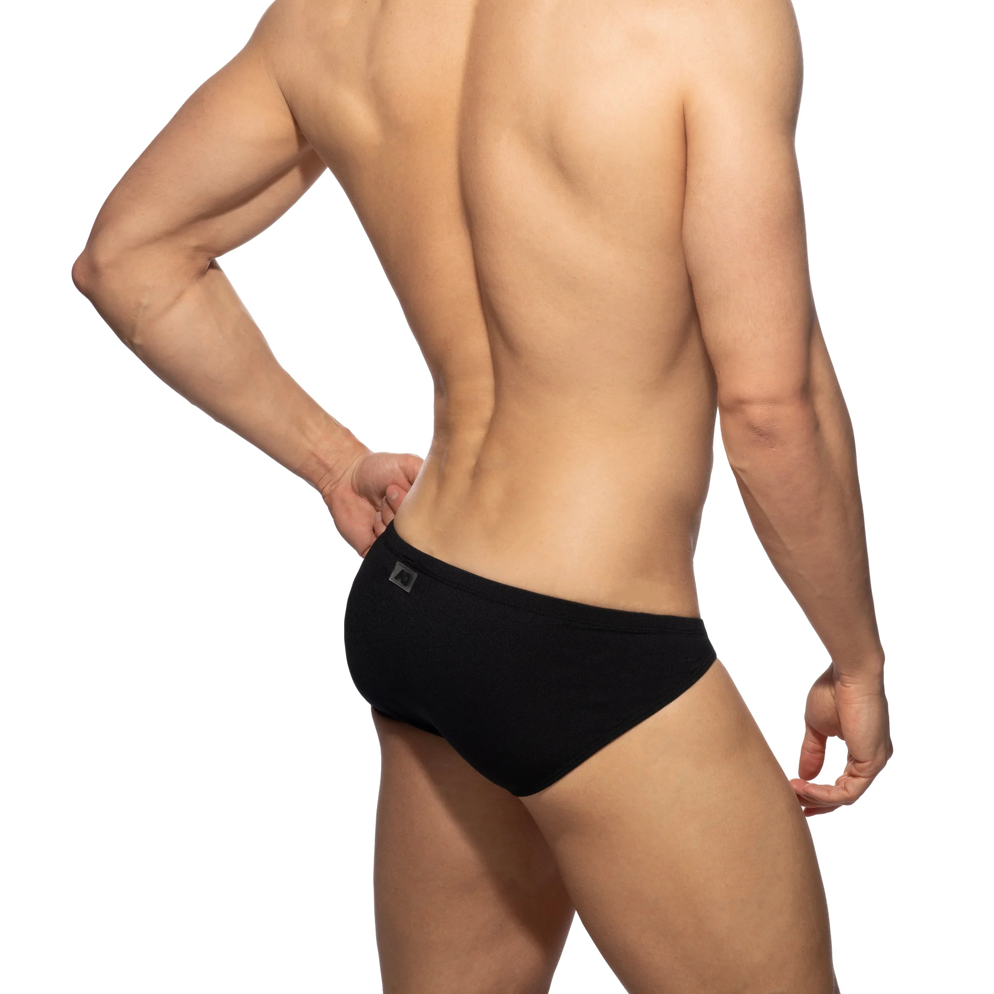 Addicted Soft Pique Bikini Brief Black AD1406 - Image 3